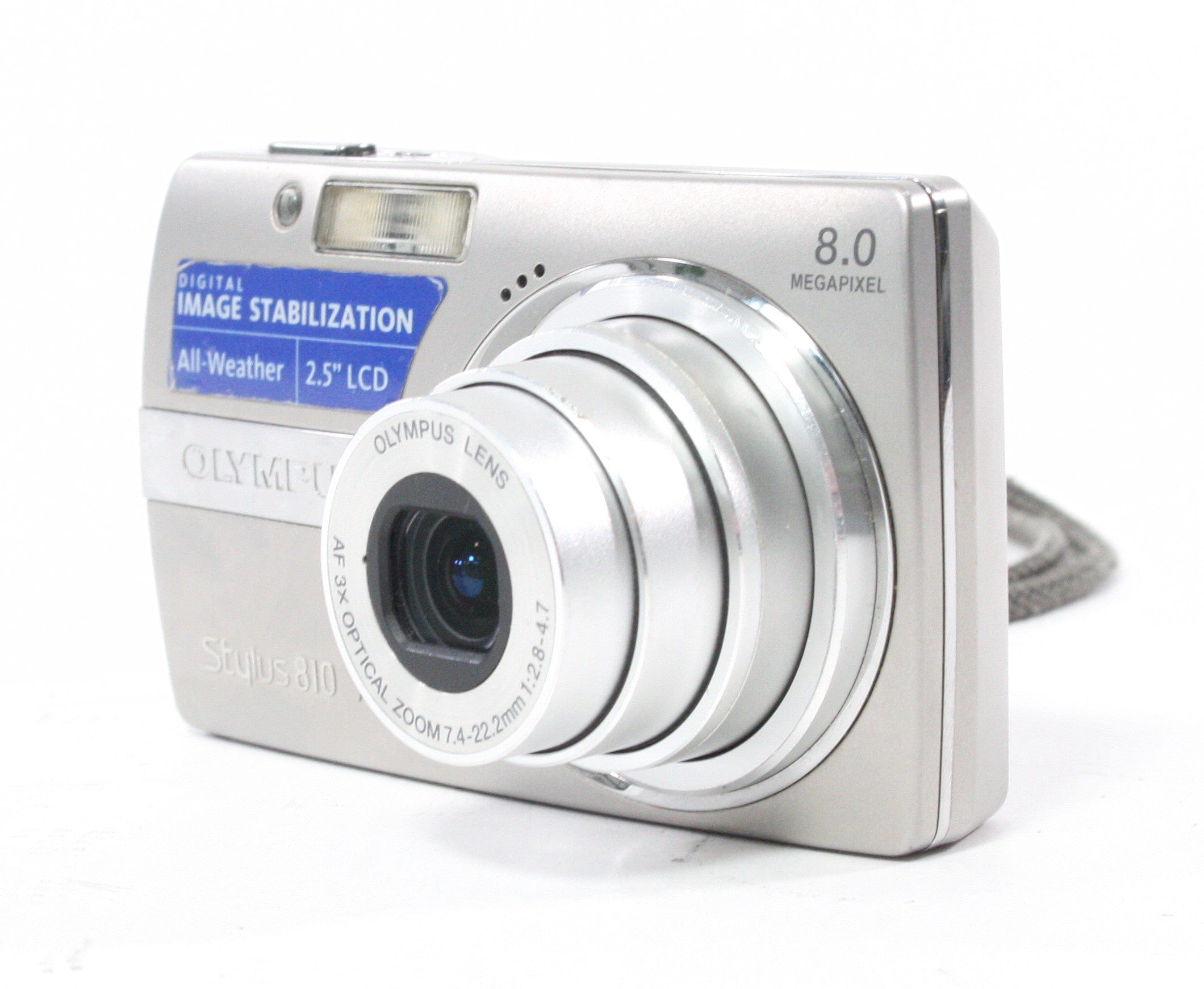 Olympus Stylus 810 All-Weather Digital Camera 3x Zoom 8.0mp