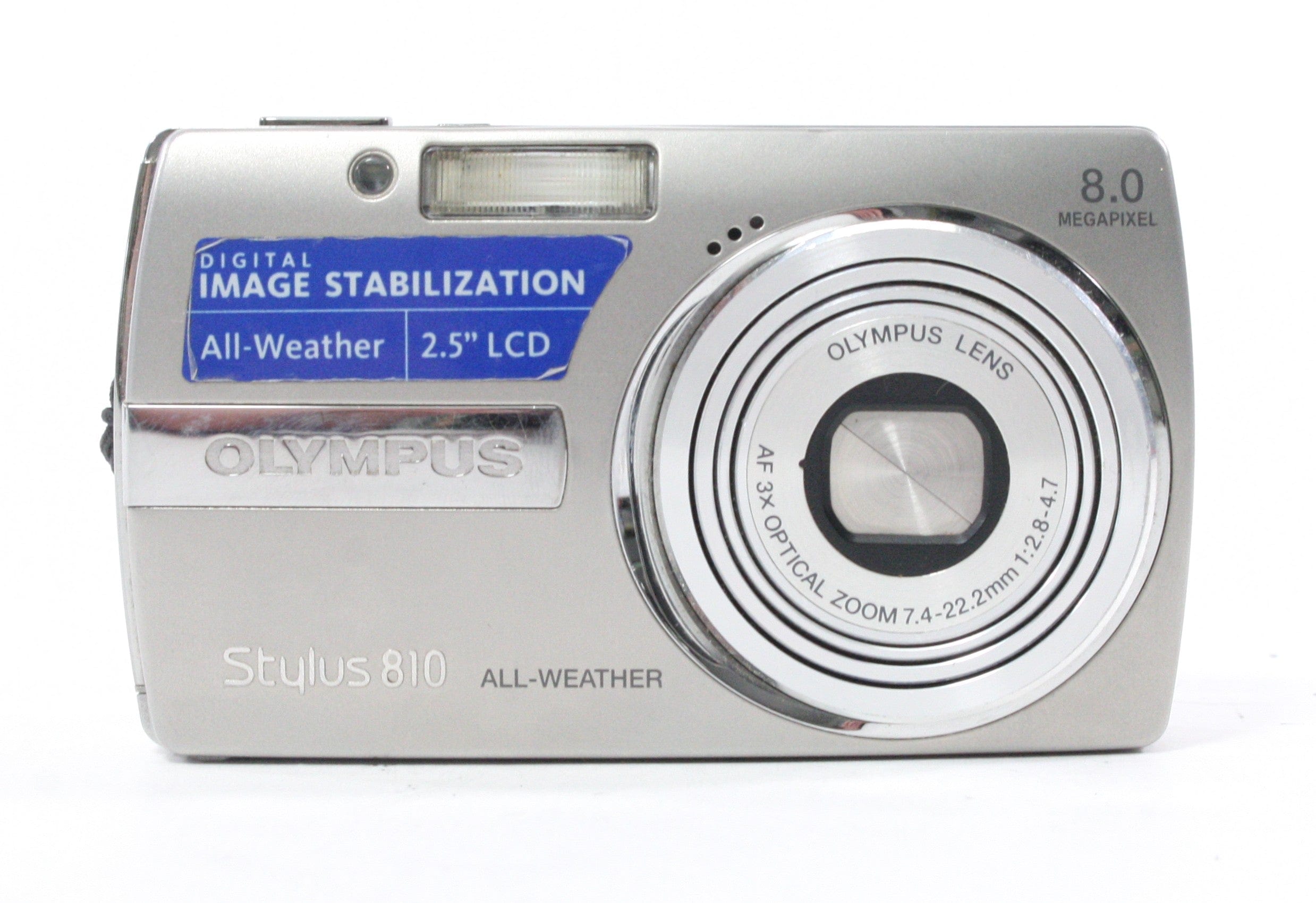 Olympus Stylus 810 All-Weather Digital Camera 3x Zoom 8.0mp