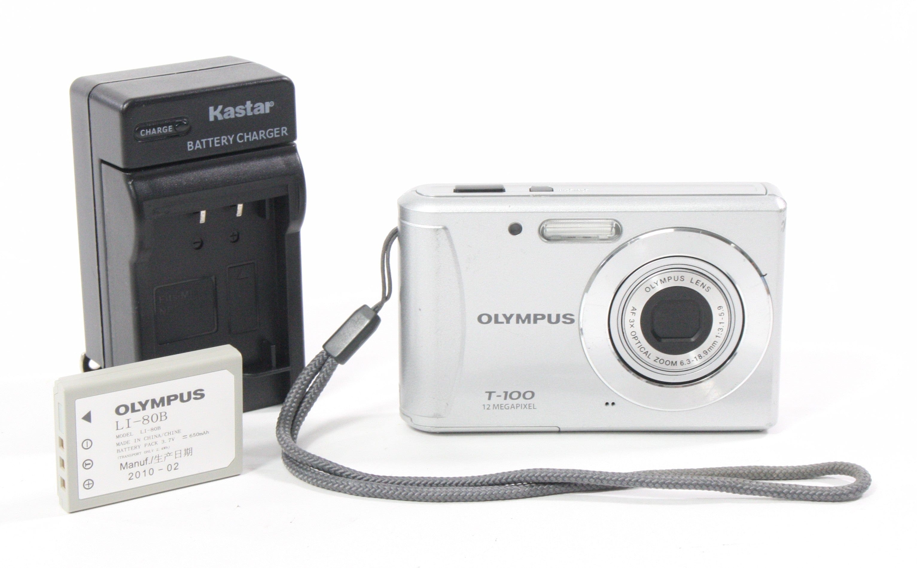 Olympus T-100 Digital Camera 3x Zoom 12mp