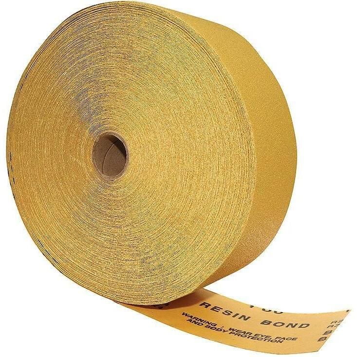 Seachoice 91921 Open Coat Aluminum Oxide PSA "C" Weight Sheet Roll P320, 2-3/4" x 45 yd