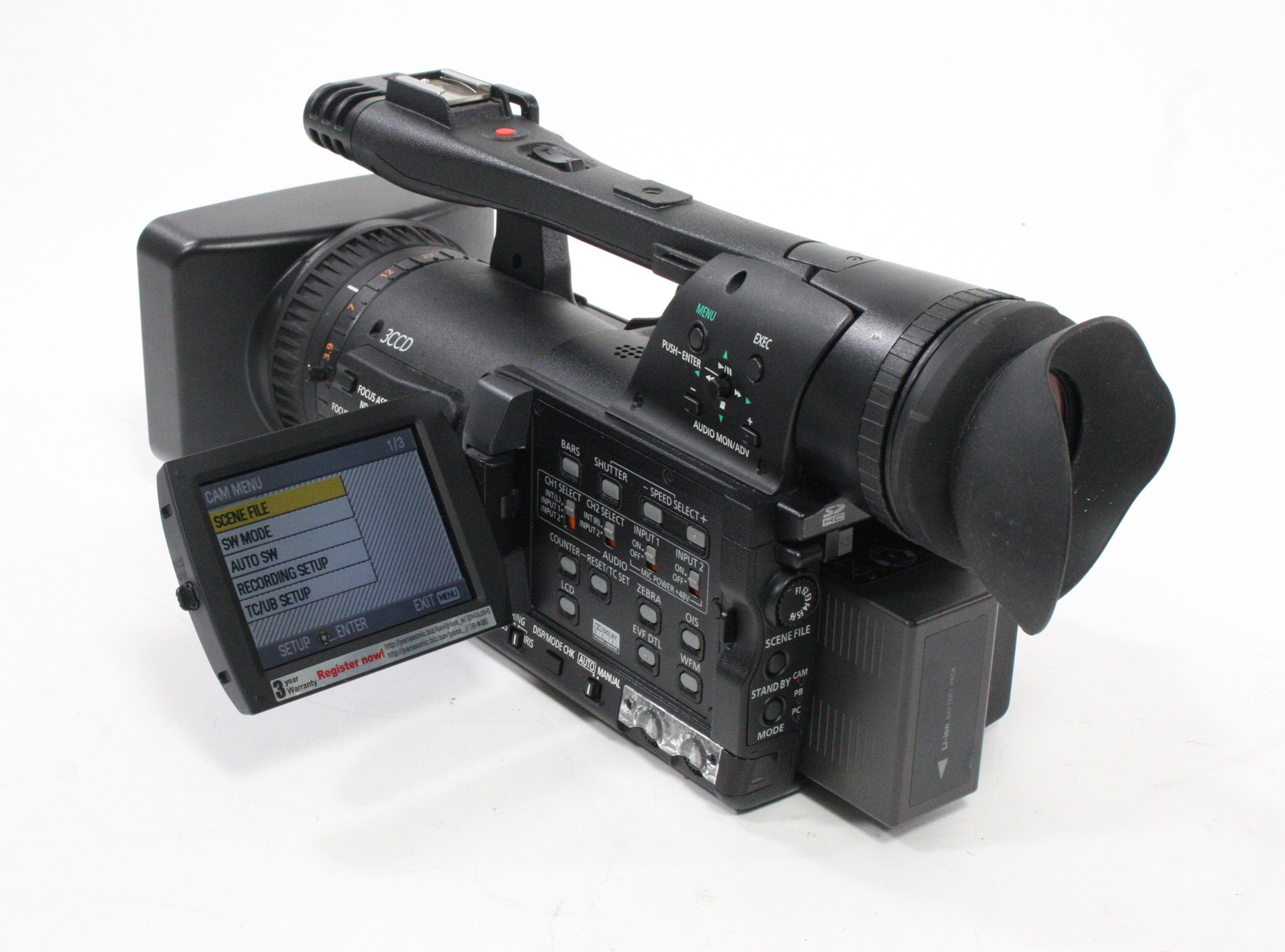 Panasonic AG-HMC150P AVCCAM HD 1080P Video Camera