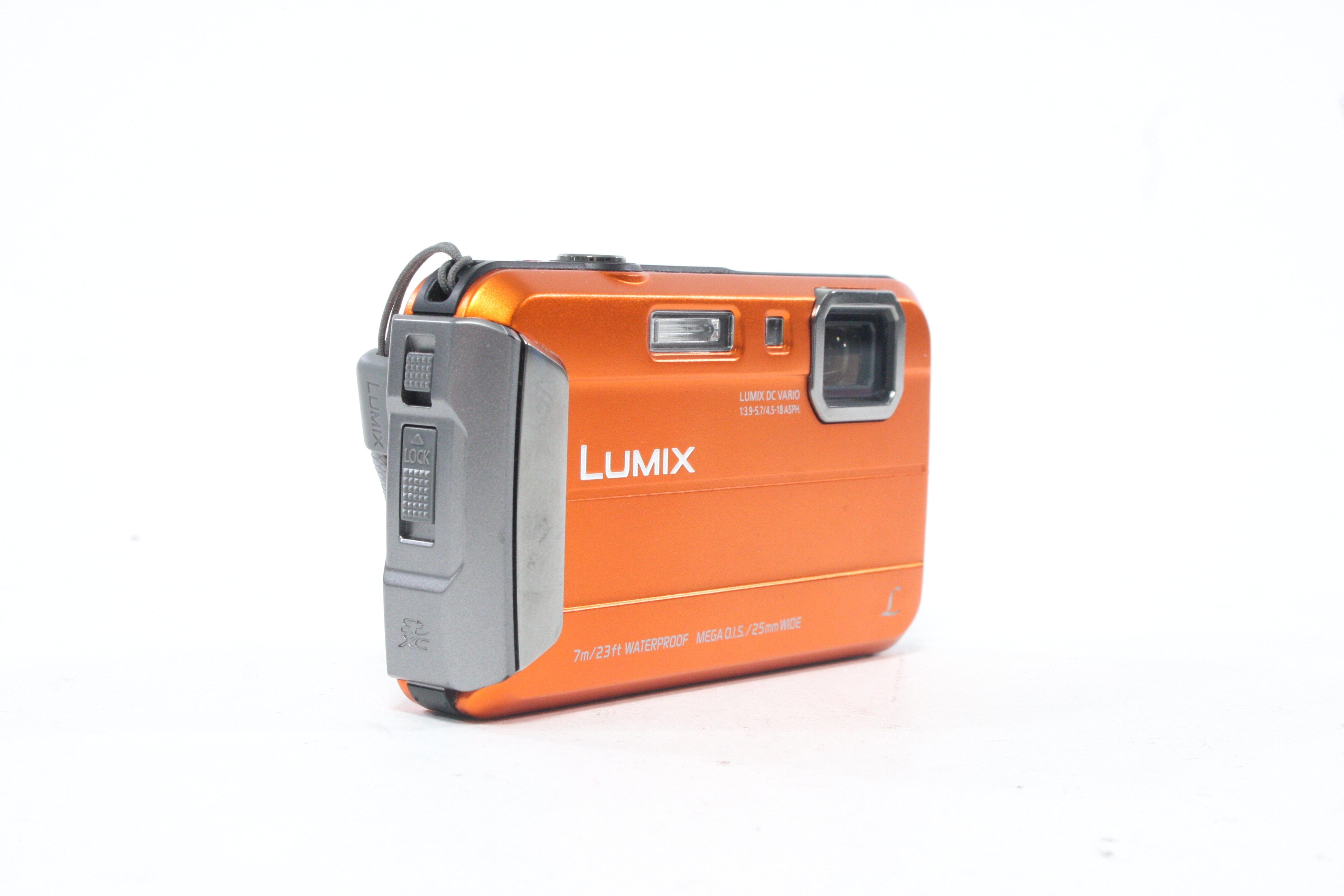 Panasonic Lumix DMC-TS25 Waterproof Digital Camera 8x Zoom 16.1mp (Orange)