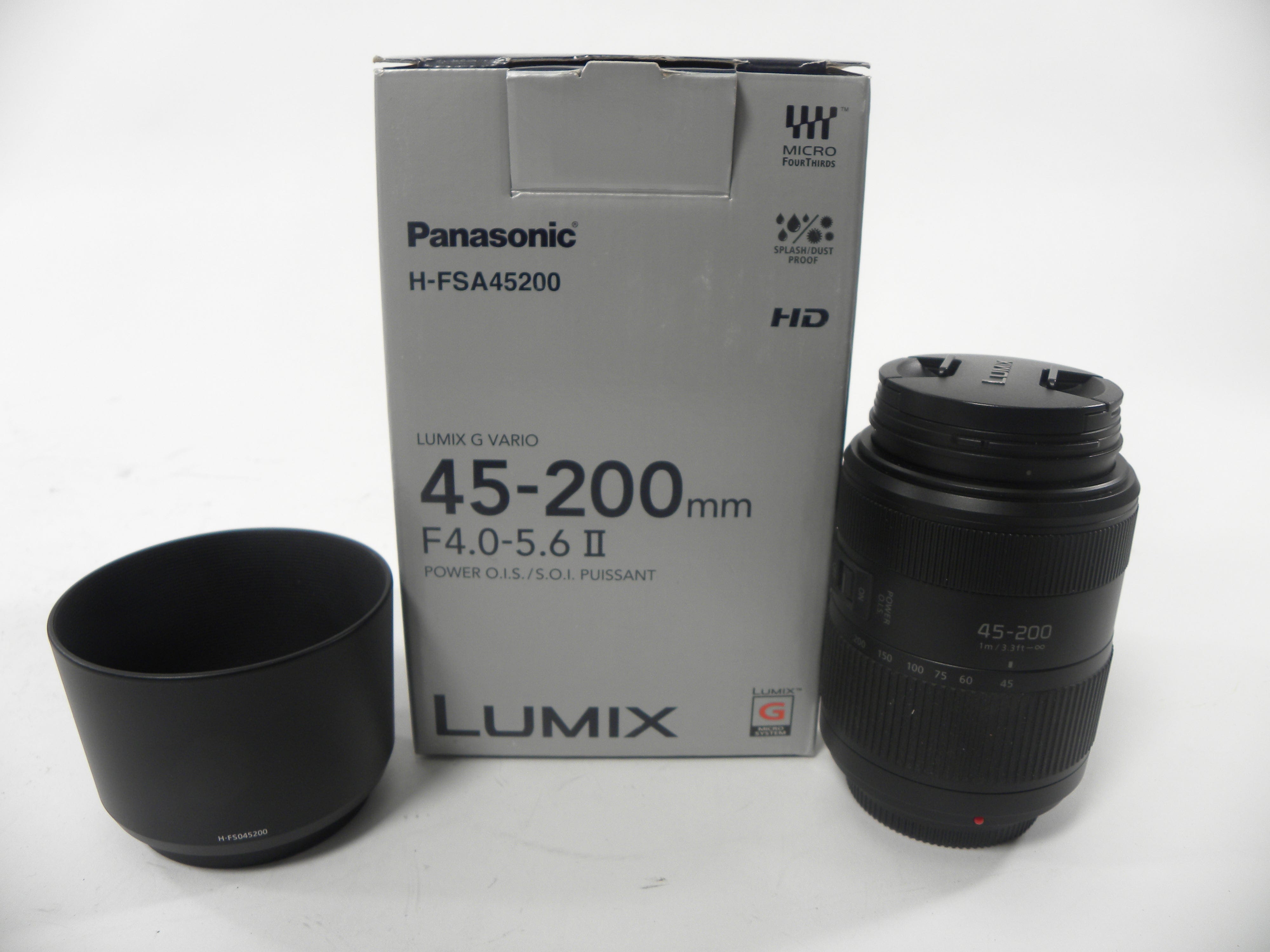 Panasonic Lumix Vario 45-200mm f4.0-5.6 Power O.I.S. Mirco 4/3 Mount