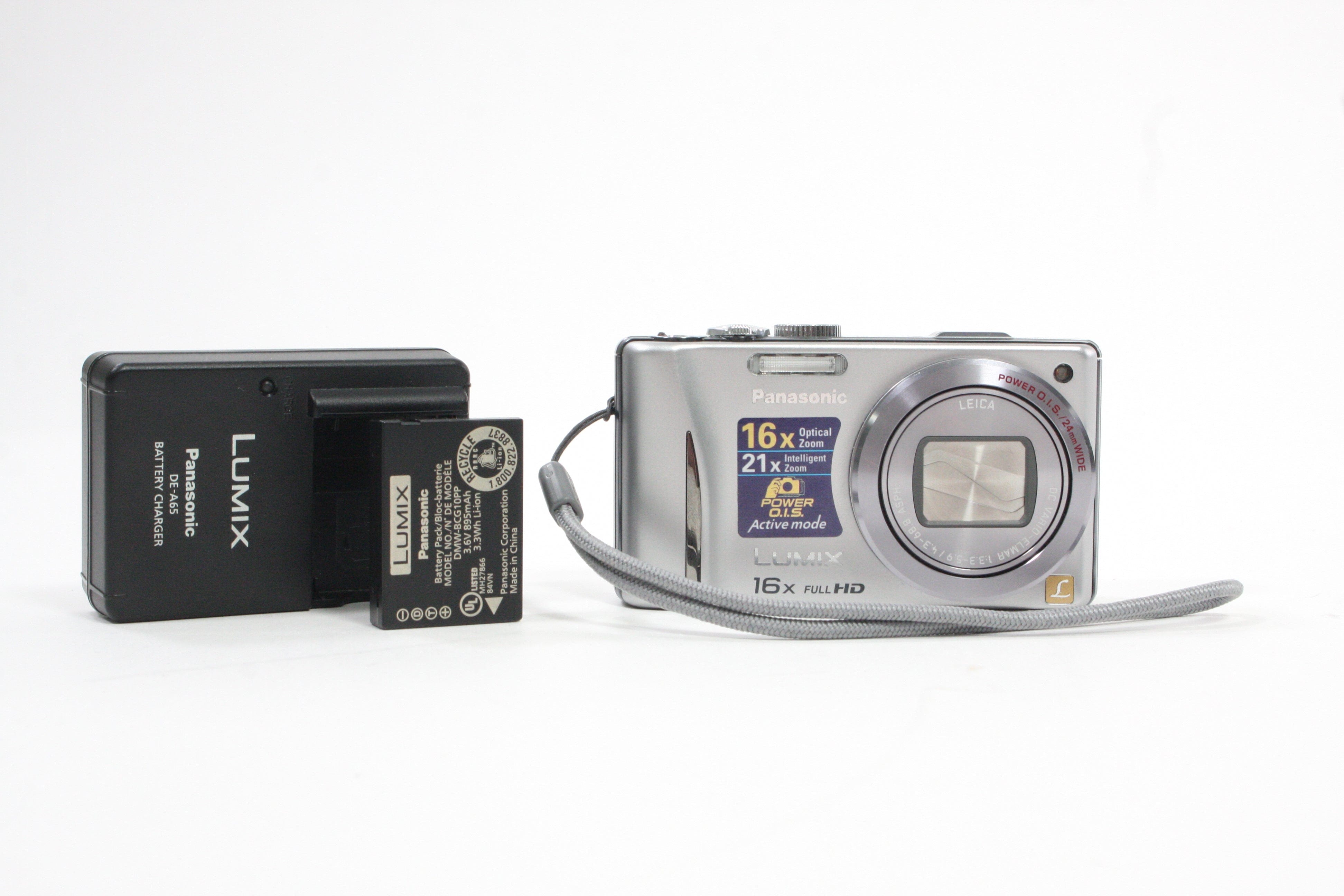 Panasonic Lumix ZS10 Digital Point-and-Shoot Camera 16x Zoom 14.1mp