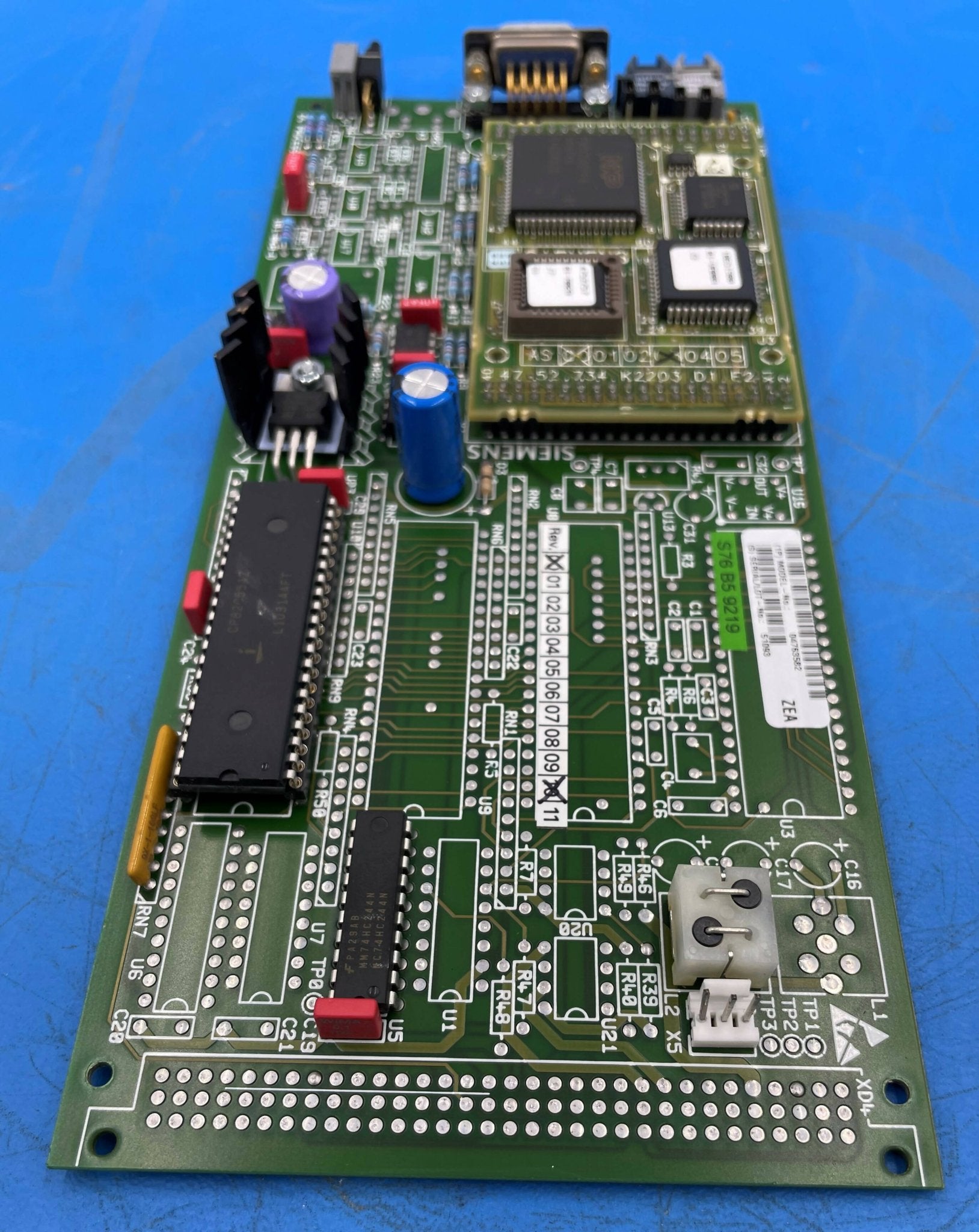 PC ASS'Y COOLER PROCESSOR RCA SPACE W/D4 (04763582/4762582 SIEMENS