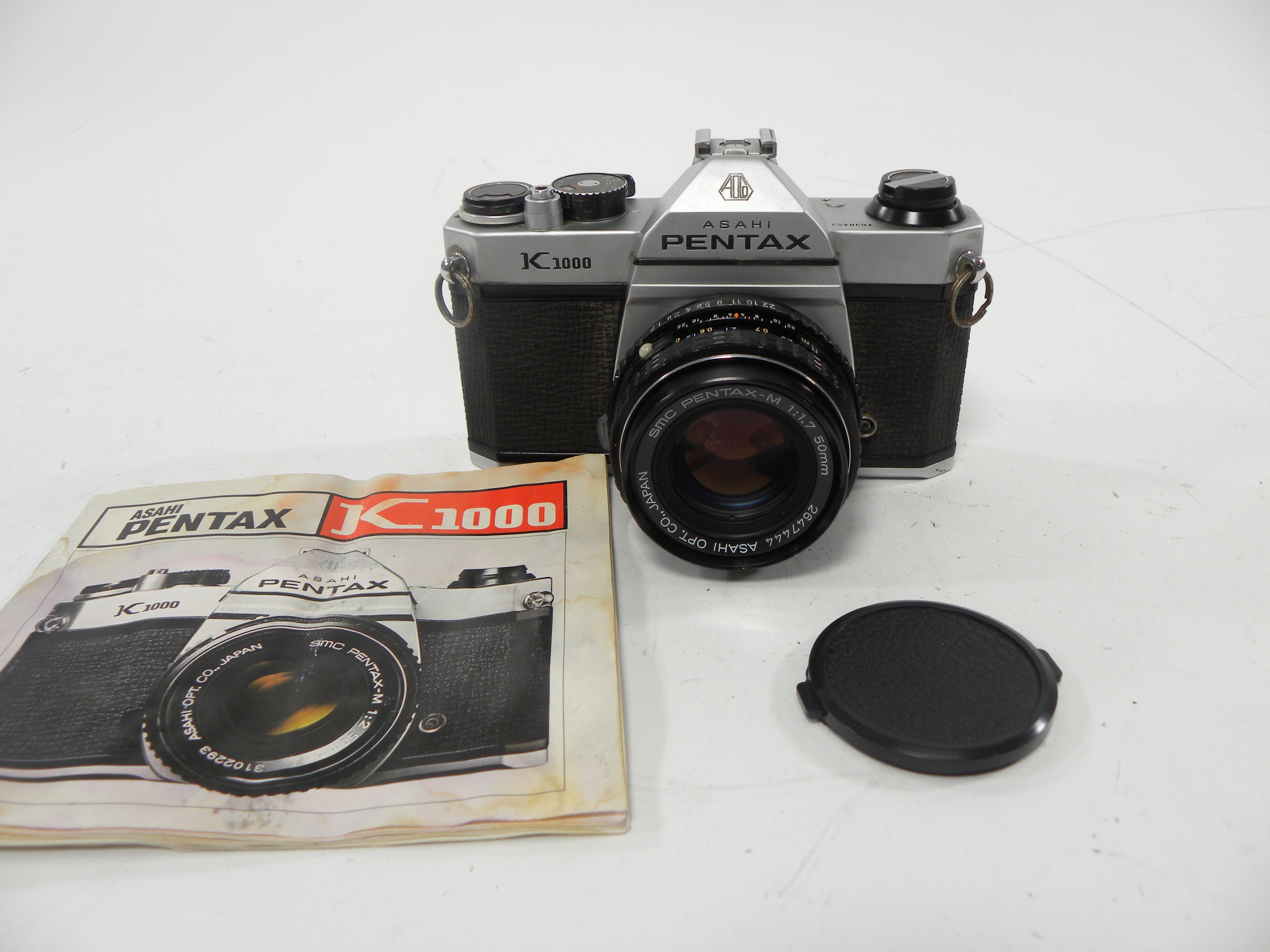 Pentax K-1000 35mm SLR w/SMC Pentax-M 50mm f1.7