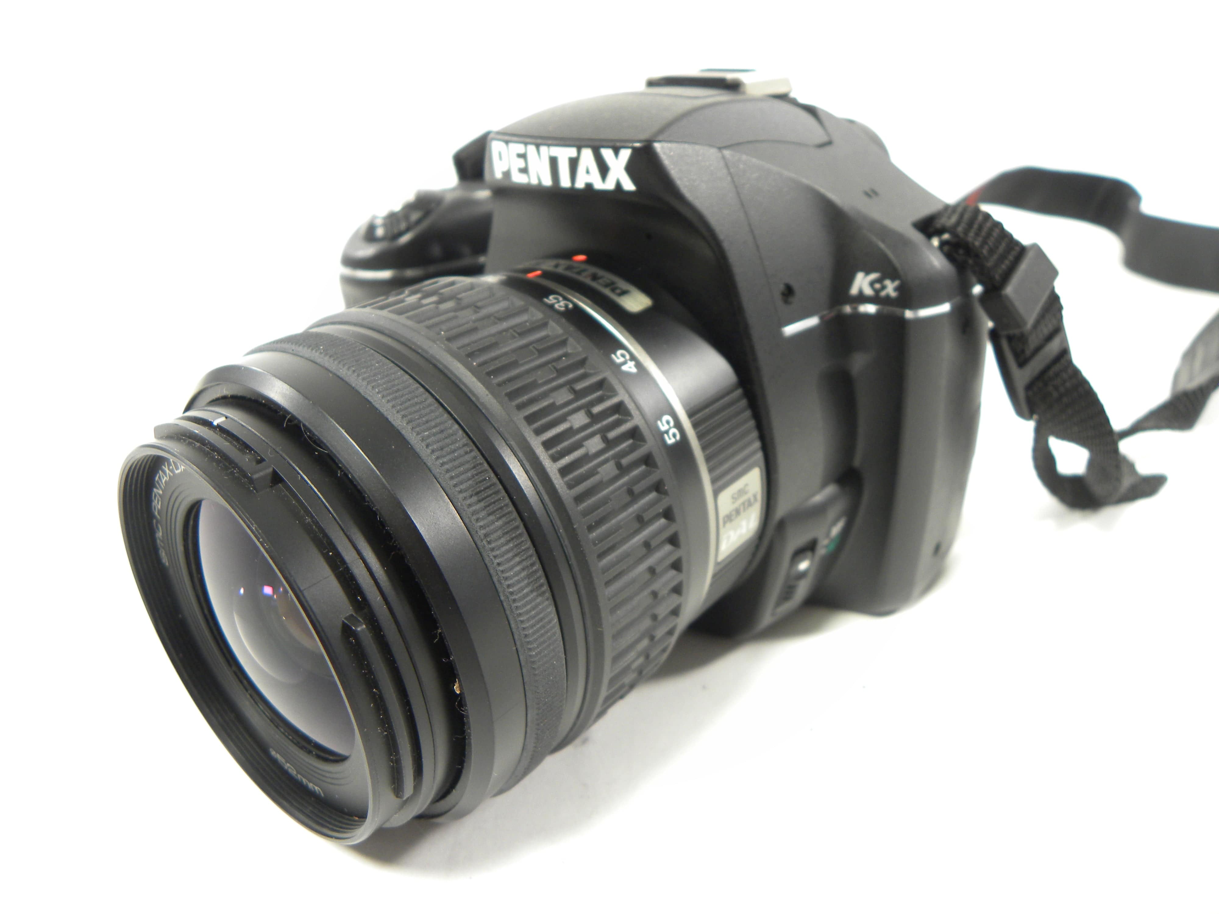Pentax K-x 12.4mp Digital SLR w/SMC Pentax-DAL 18-55 f3.5-5.6