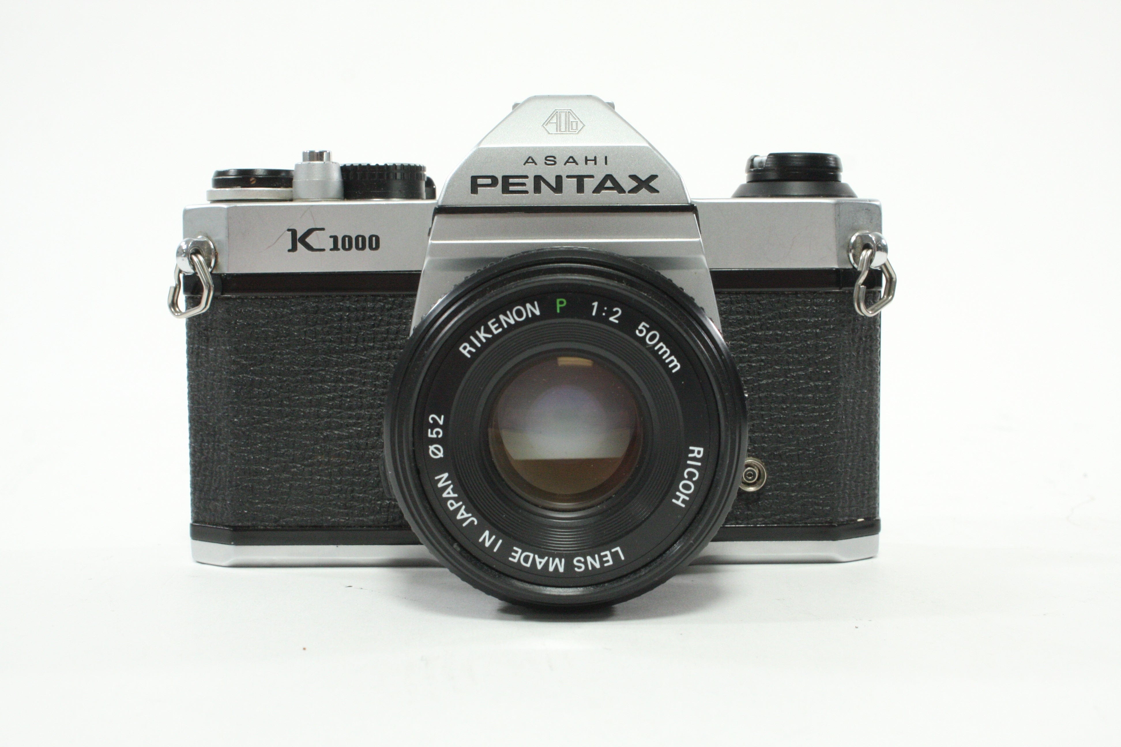 Pentax K1000 35mm SLR Camera with Rikenon 50mm f/2 Lens