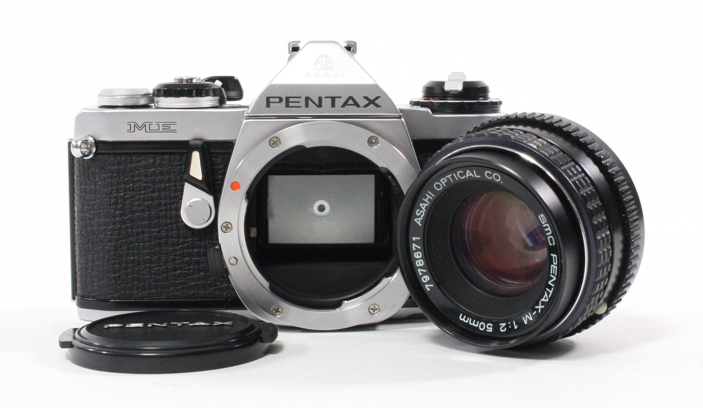 Pentax ME 35mm SLR Camera with 50mm f/2 Lens