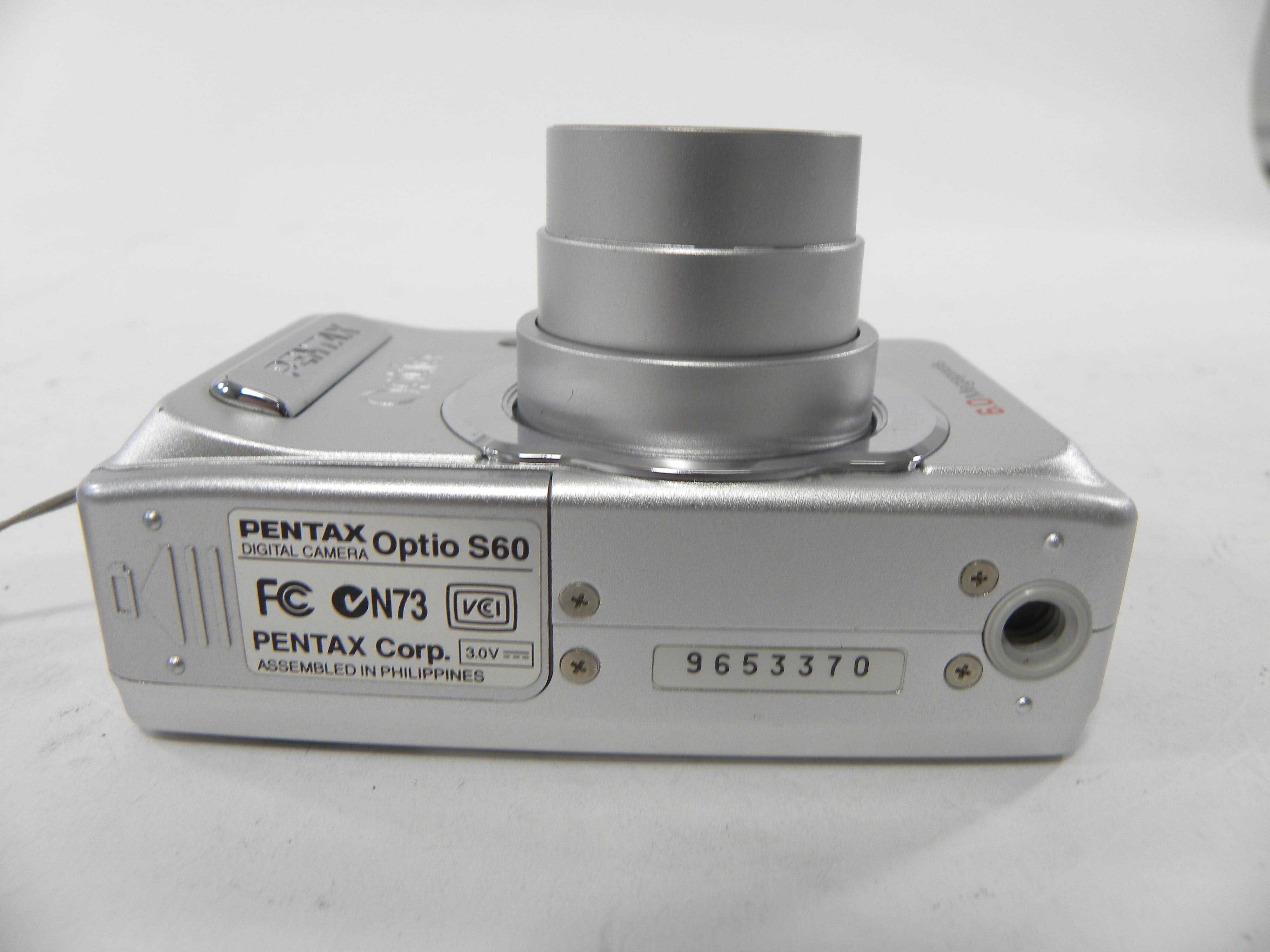 Pentax Optio S60 6.0mp Digital Camera