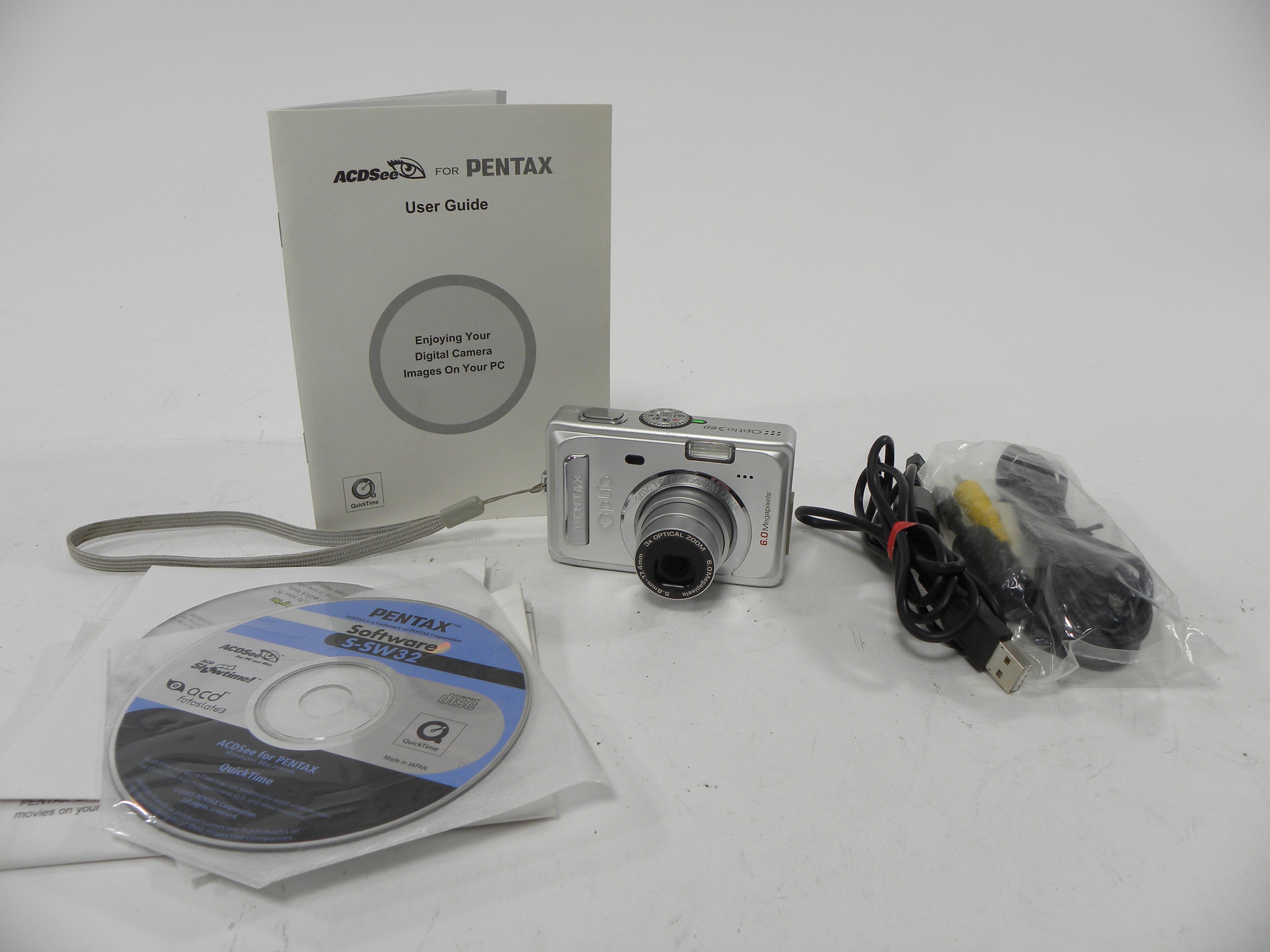Pentax Optio S60 6.0mp Digital Camera