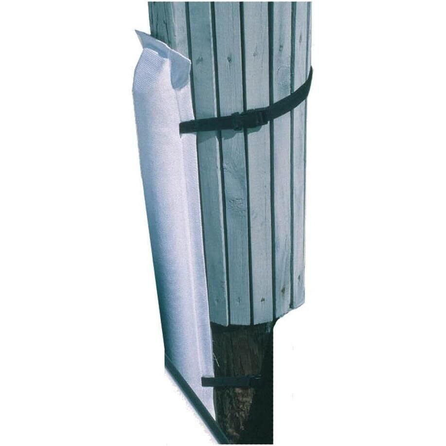 Taylor Made Products RPB4.45 Tayor Perimeter Removable Post Bumper White