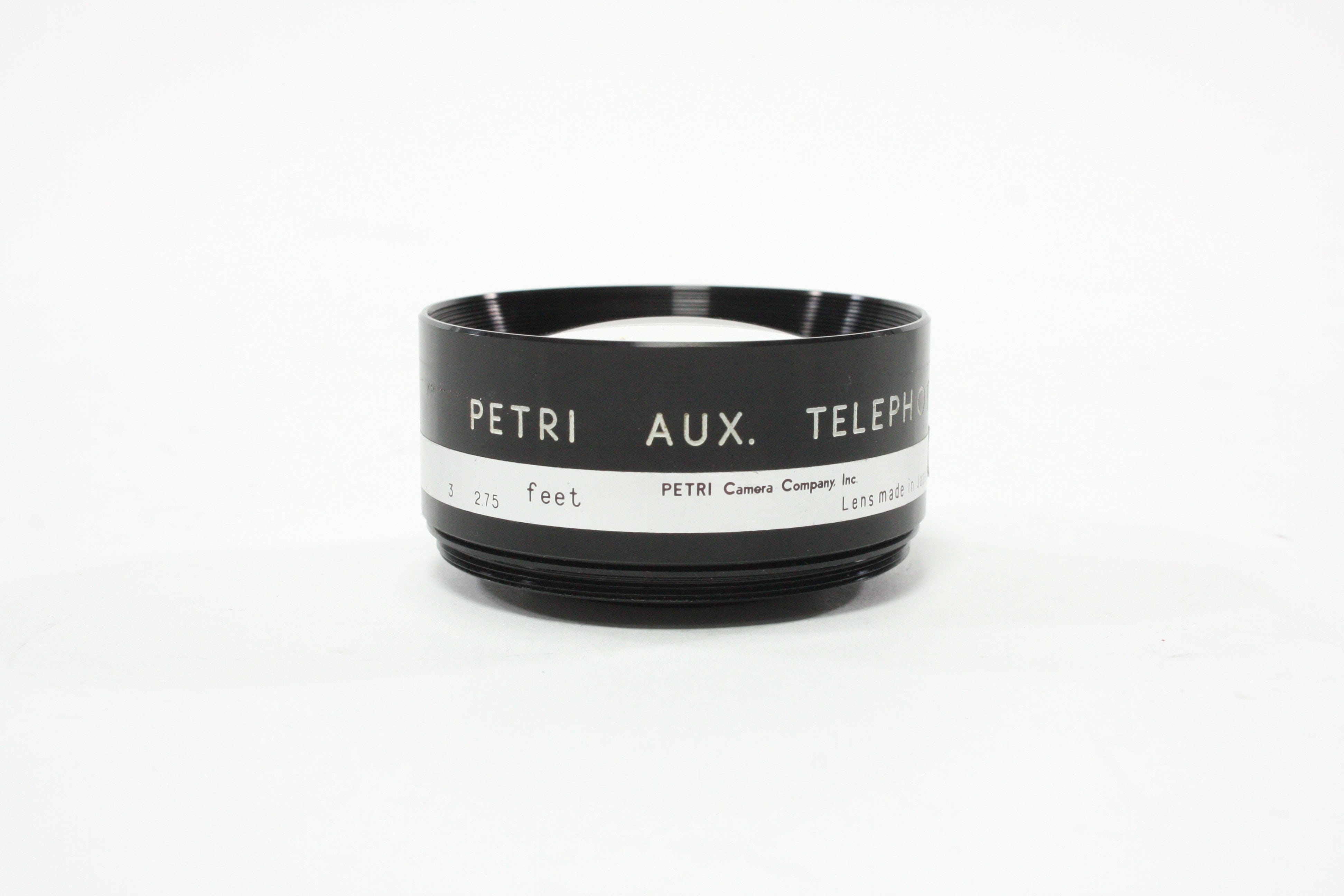 Petri AUX Lens Set with Tele-Wide Finder 75 Wide & 75 Tele for 45mm f/1.8 with Case