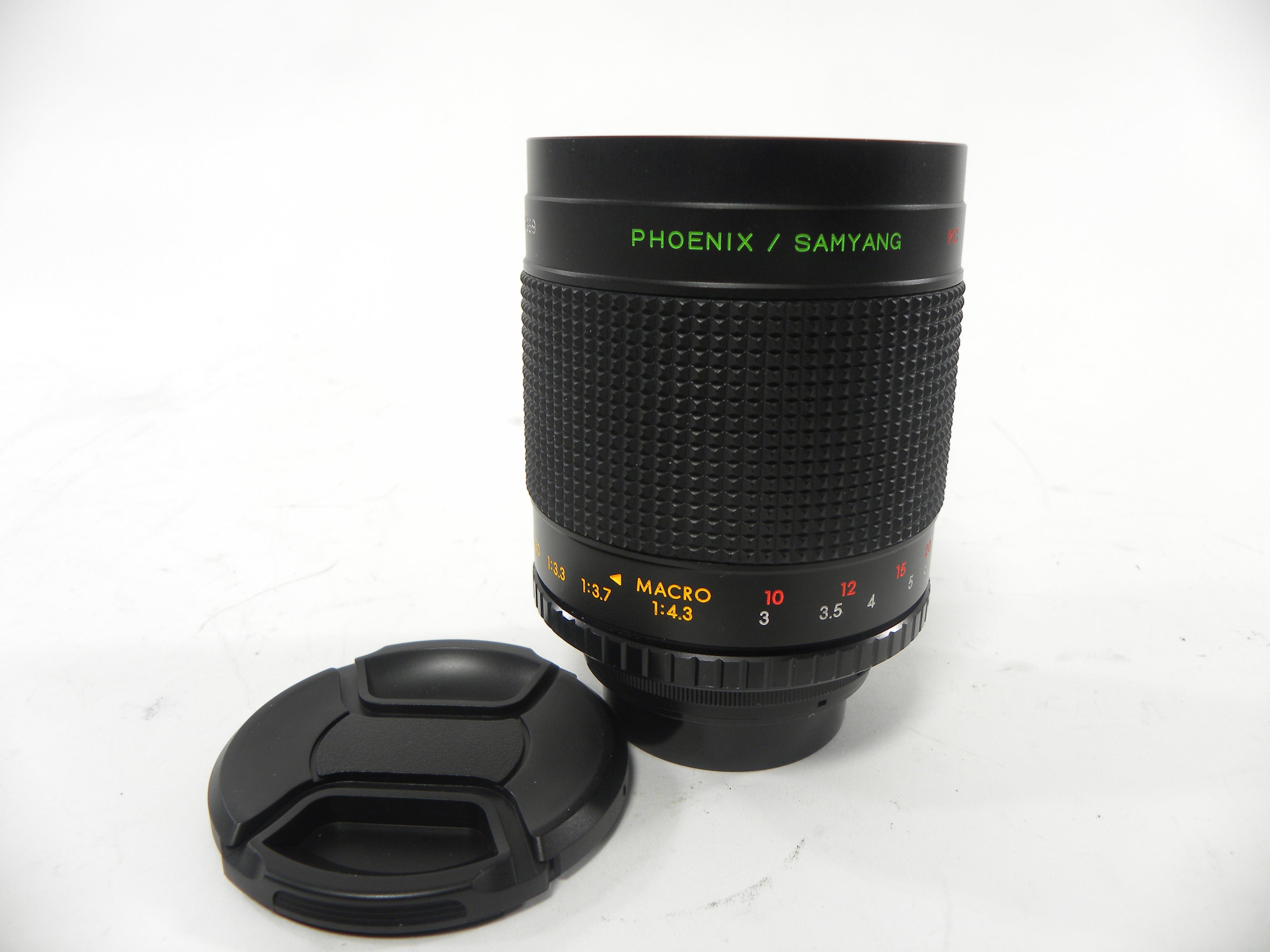 Phoenix/Samyang MC 500mm f8.0 Mirror lens w/T Mount & K adapter