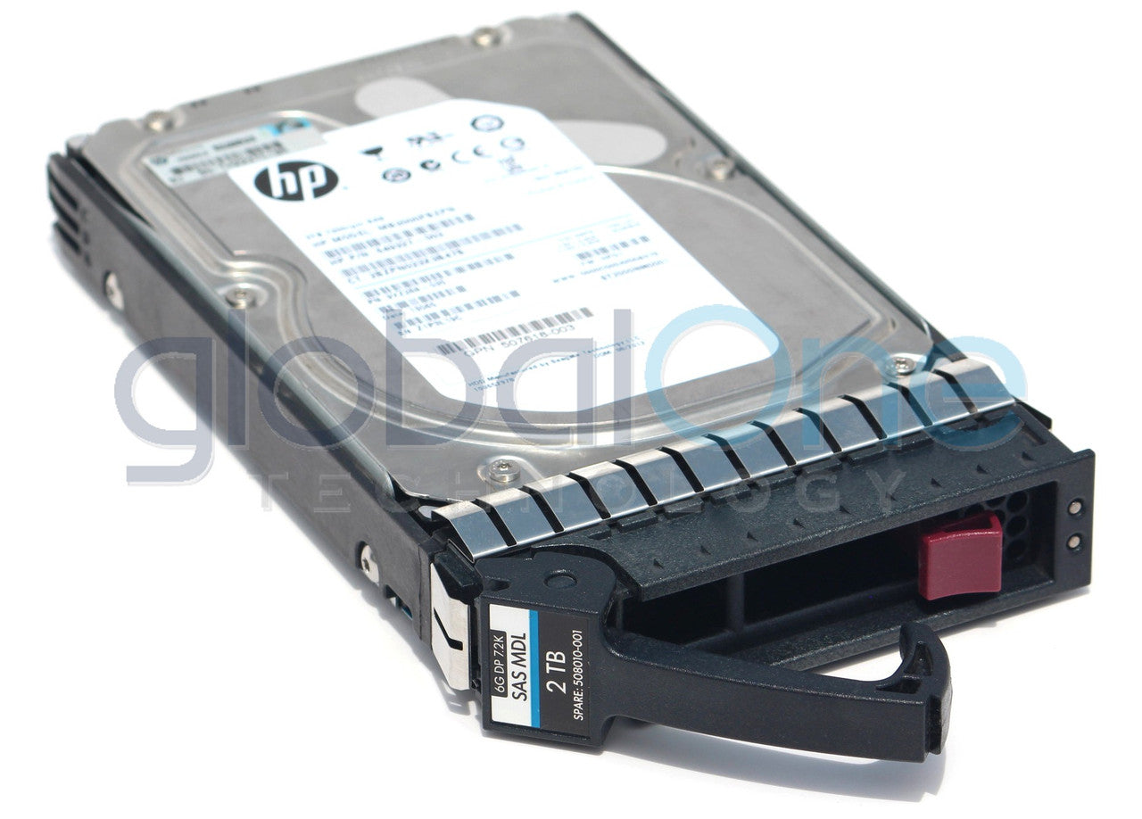 508010-001 HPE 2TB 3.5" LFF 6G Dual Port SAS 7.2K RPM Midline Hot Plug Hard Drive
