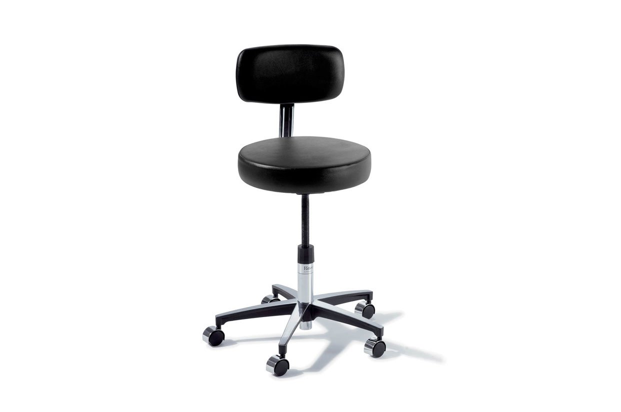 Midmark Ritter 275 Manual Stool with Backrest
