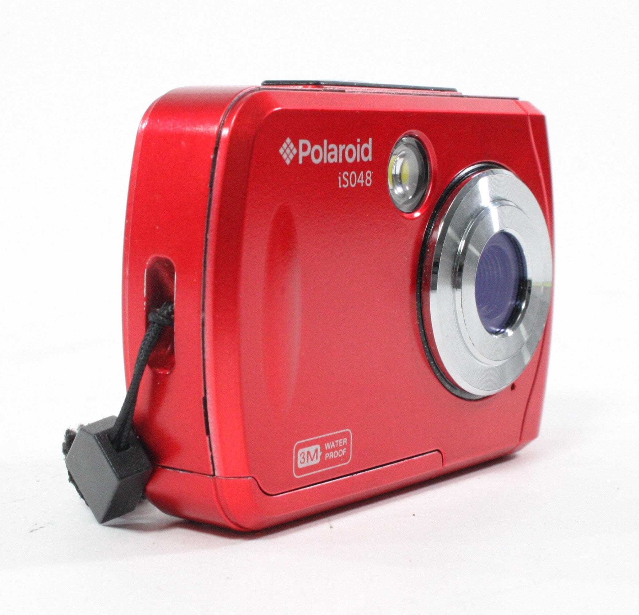 Polaroid iS048 Point and Shoot Digital Camera (Red)