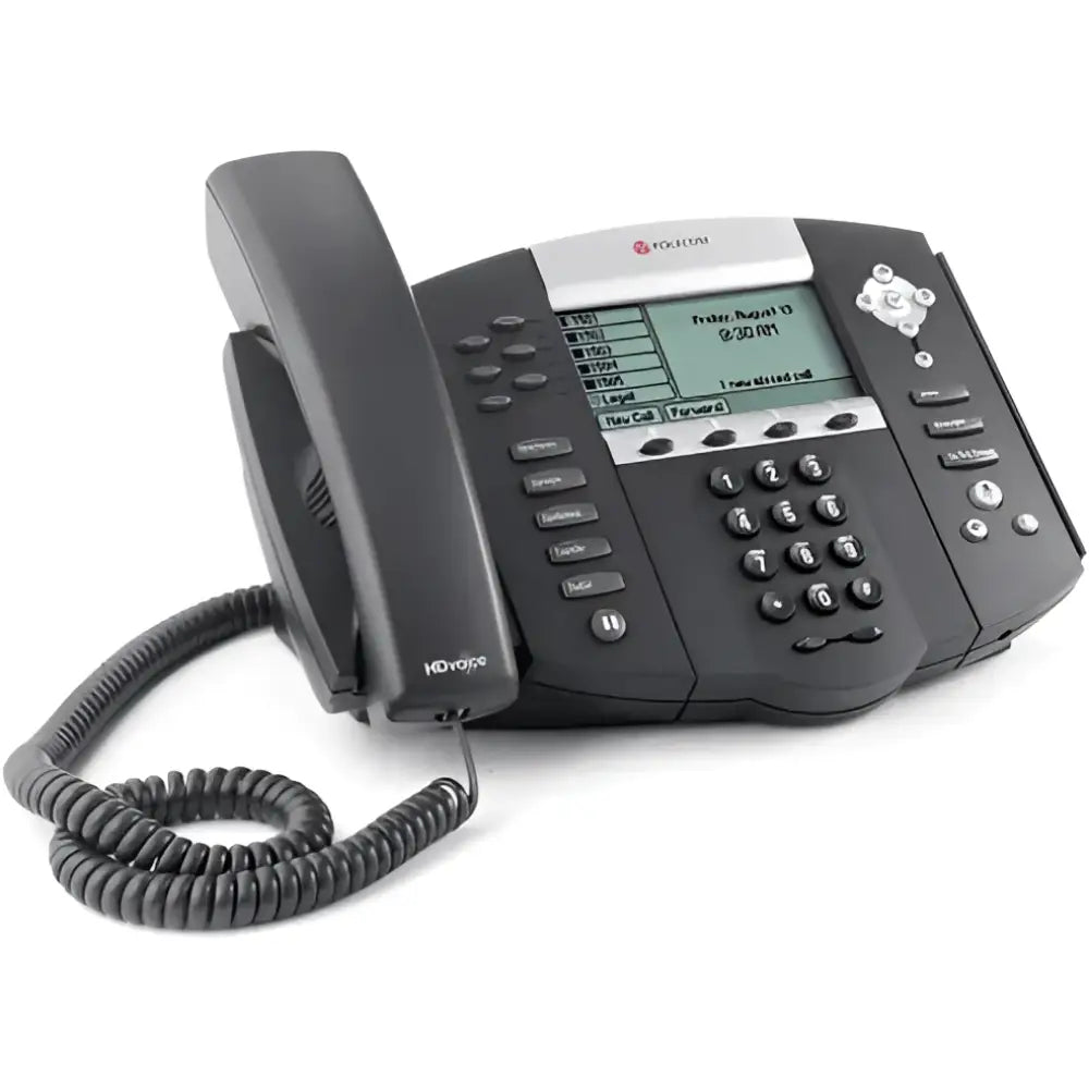 Polycom SoundPoint IP 650 6-Line SIP VoIP Phone 2200-12651-001 - Refurbished