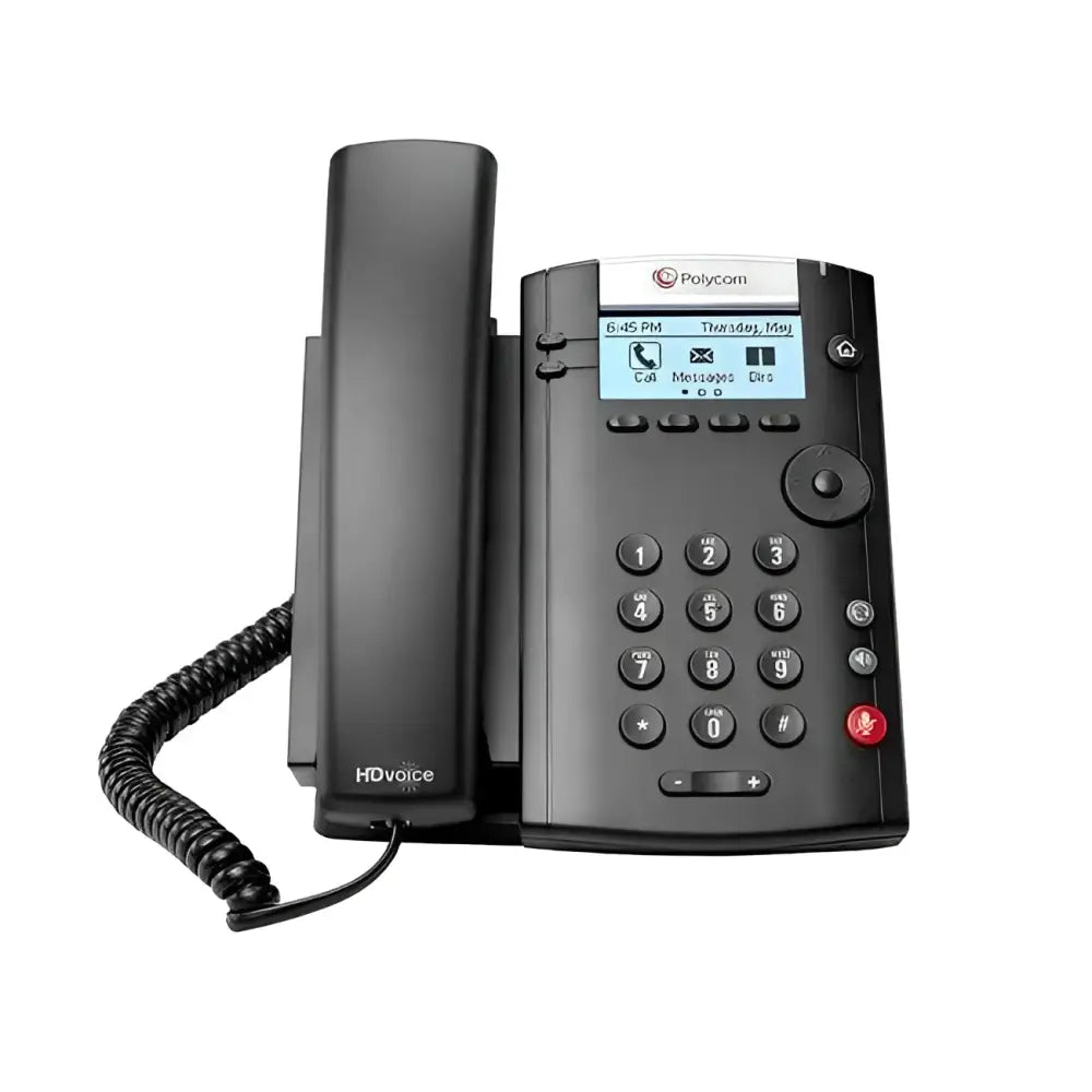 Polycom VVX 201 2-Line IP Phone 2200-40450-025 - Refurbished