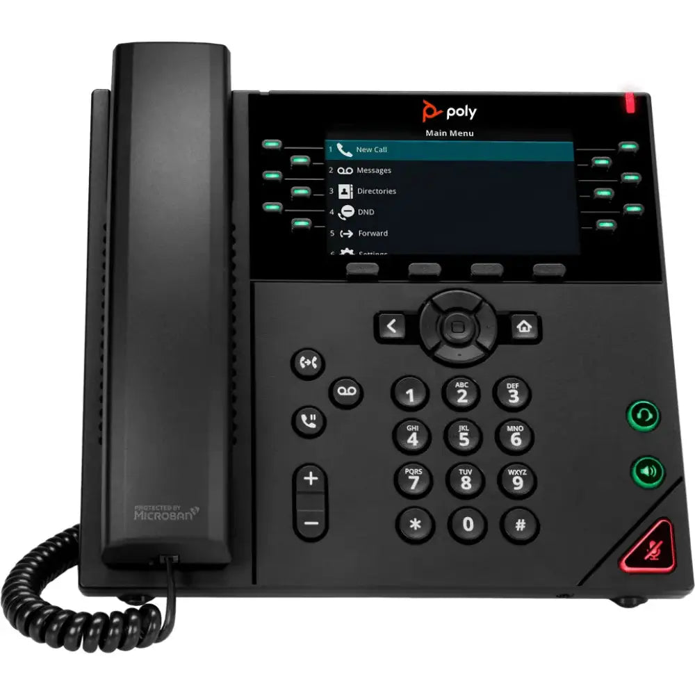 Polycom VVX 450 12-Line Business IP Phone 2200-48840-025 - New