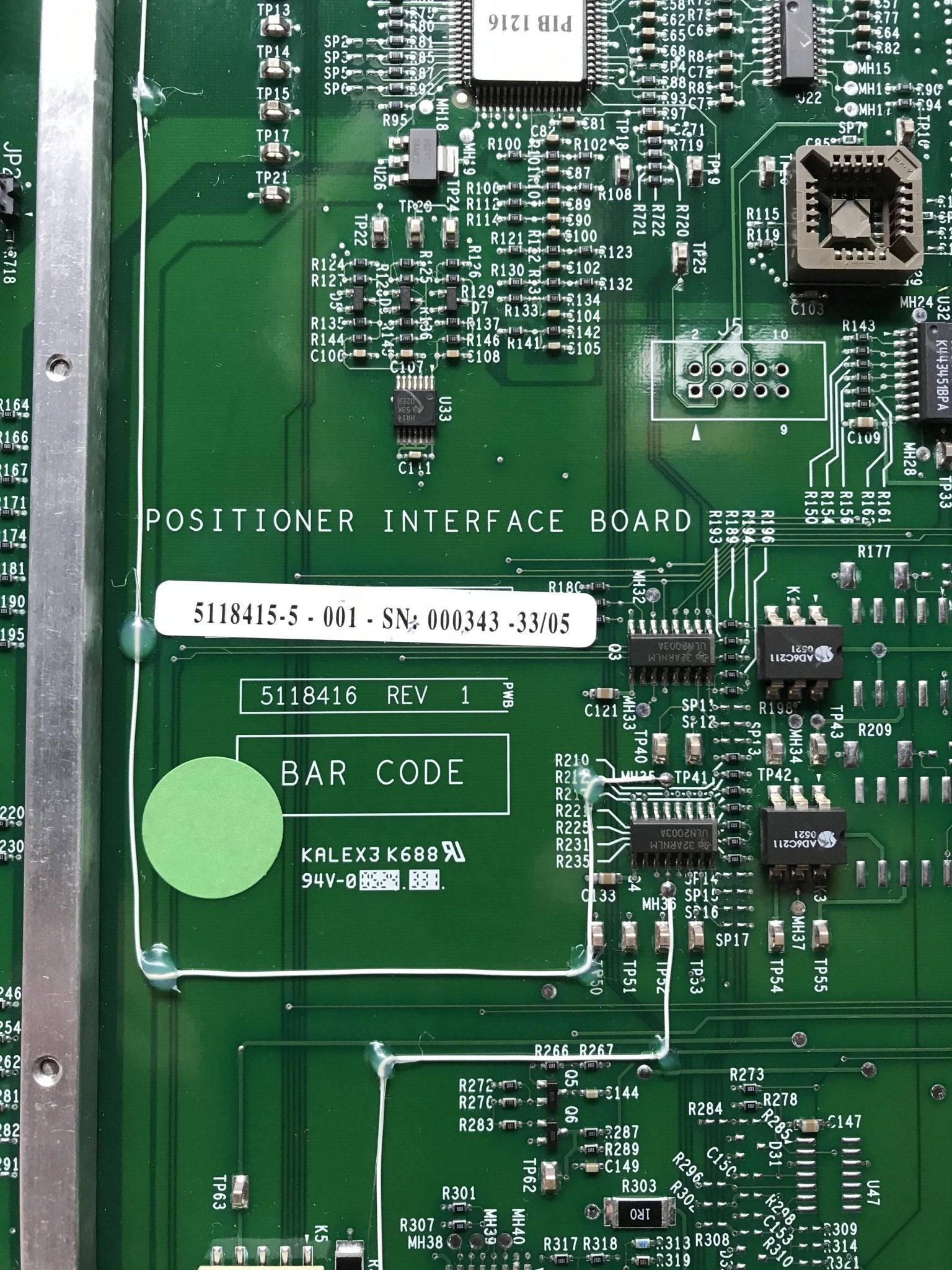 Positioner Interface Board (5118415-5 GE