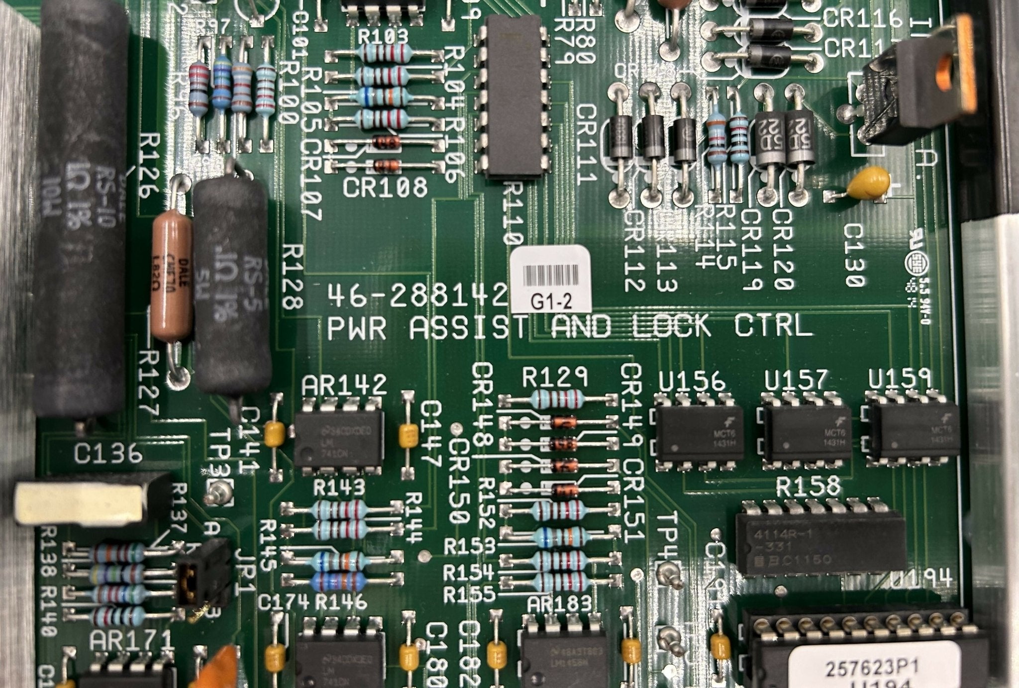 Power Assist And Lock Control Board (46-288142-G1-2 GE Advantx