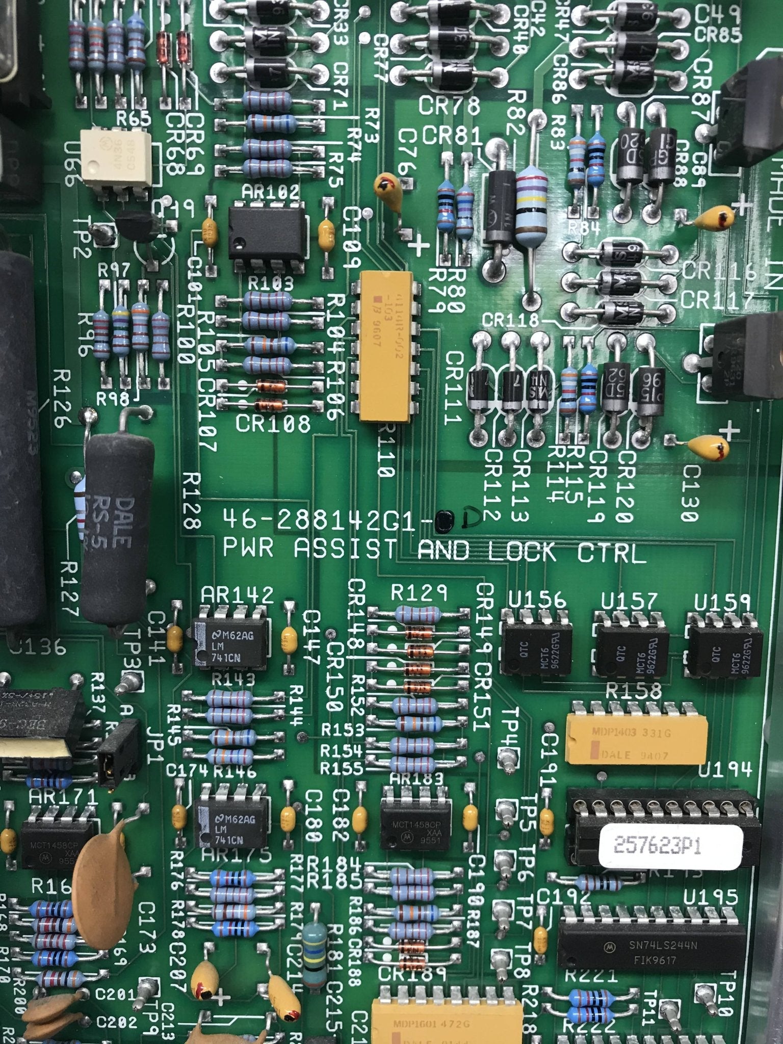 Power Assist & Lock Control (46-288142 G1-D GE Advantx