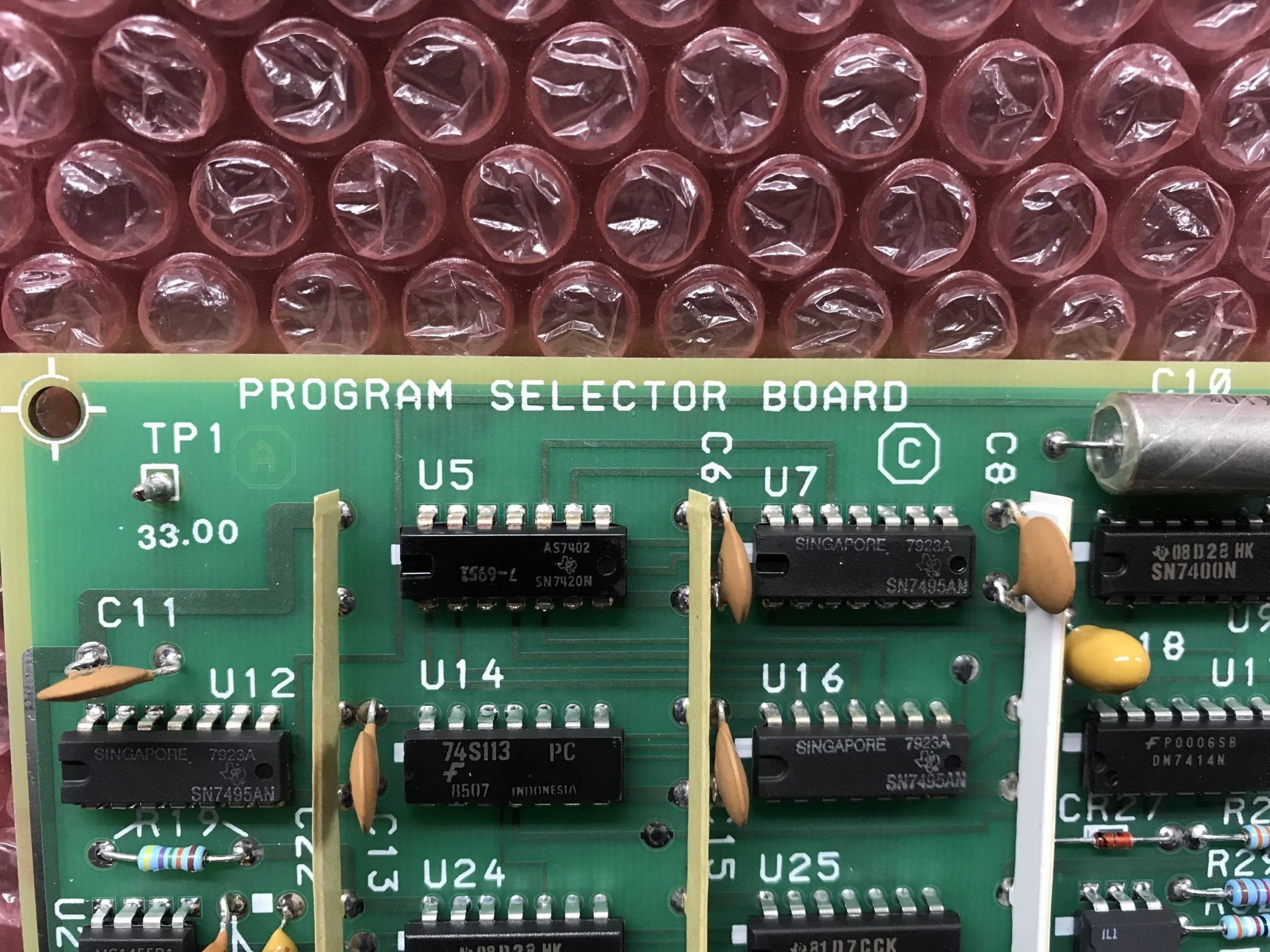 Program Selector Board (46-187362 G1-B GE