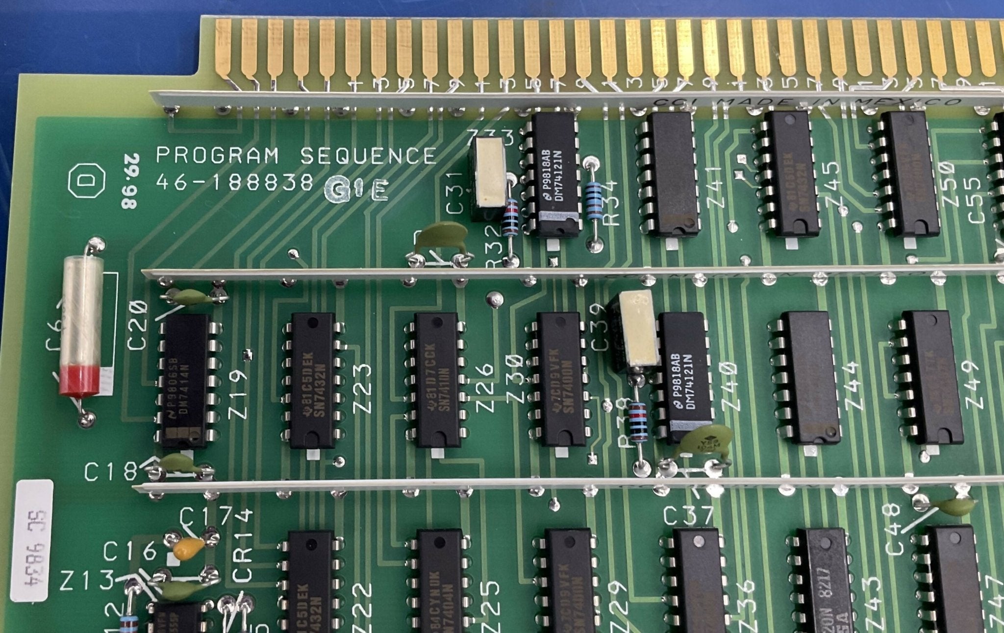 Program Sequence Board (46-188838 G1-E) GE