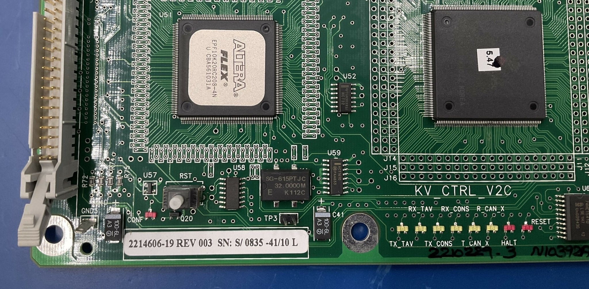 PROGRAMMED KV Control Board NEW (2214606-19 GE