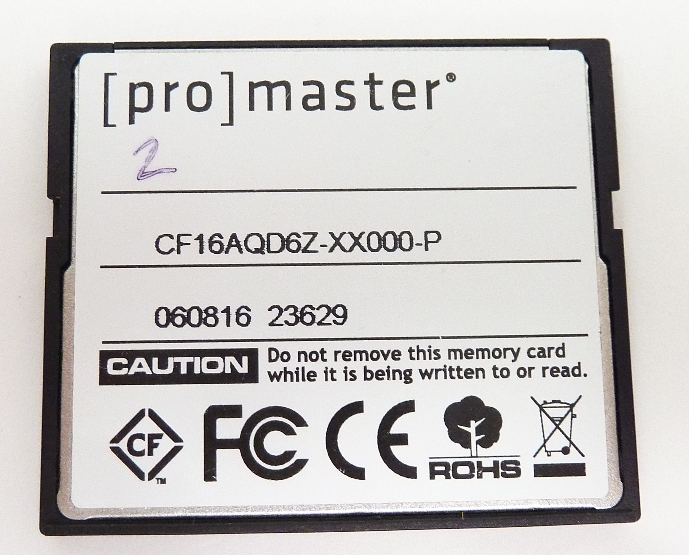Promaster 16gb CF card - Pre Owned