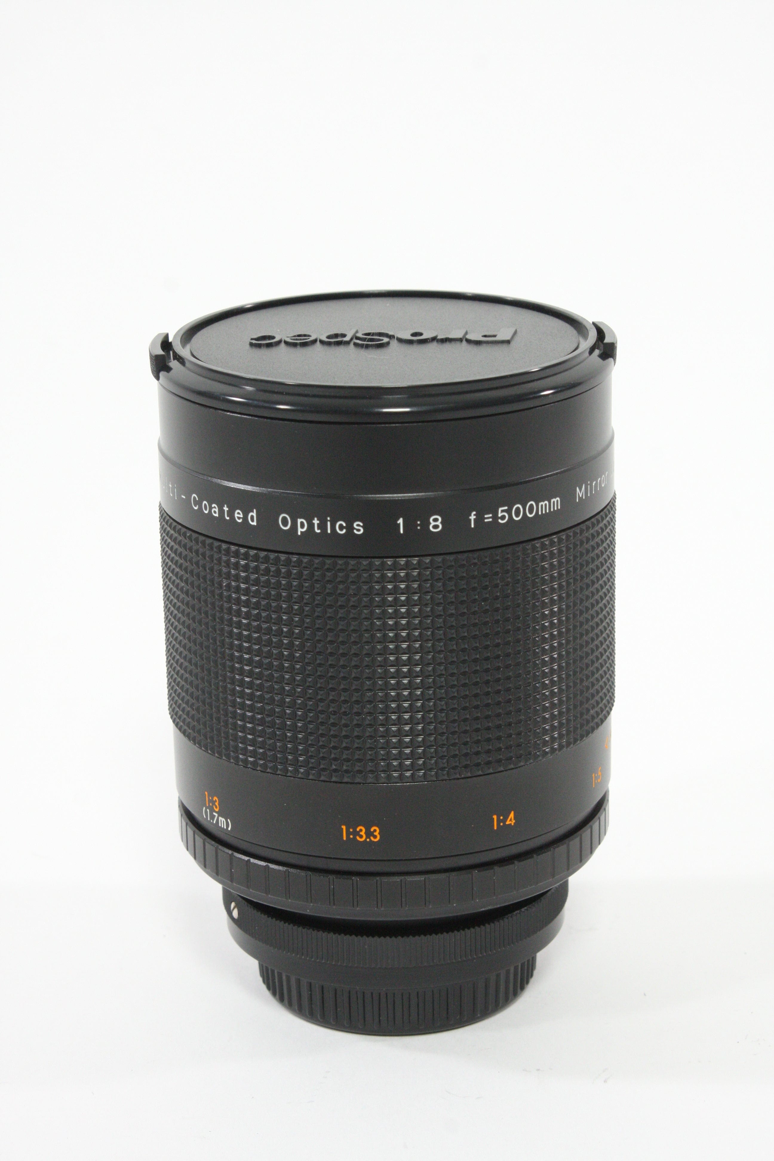 ProSpec 500mm F/8 Mirror Lens for Canon FD