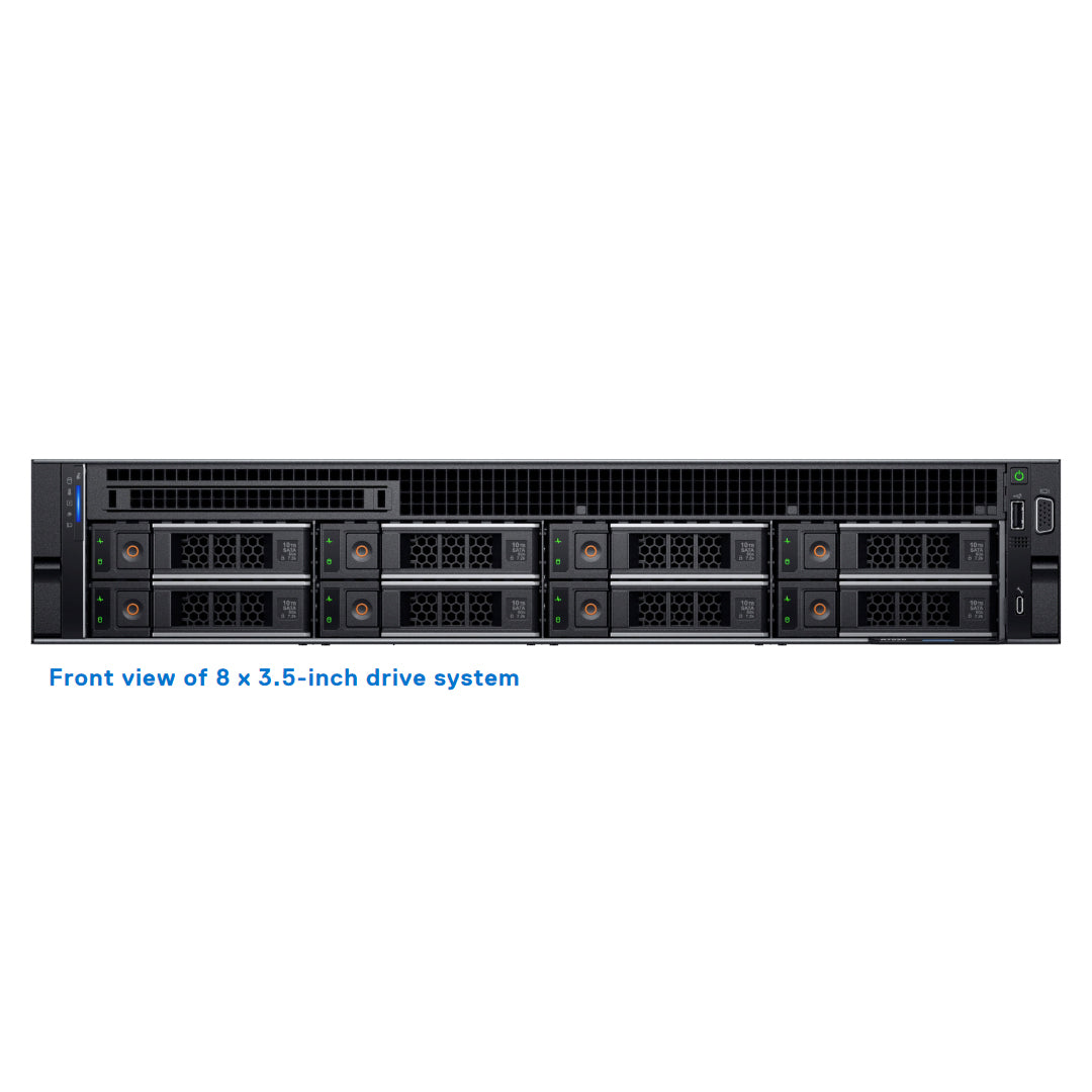 8x 3.5" (SAS/SATA) Rack Chassis | Refurbished Dell PowerEdge R750xs