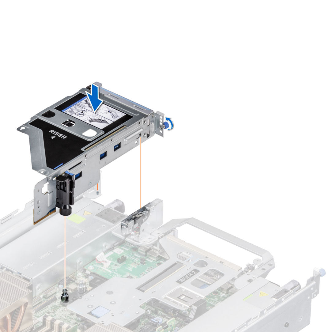 V4YVR — R4C Riser Kit | Dell PowerEdge R7525