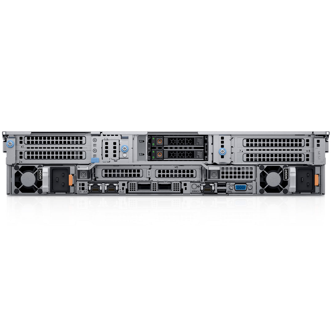 16x 2.5" SAS/SATA + 8x 2.5" NVMe Rack Chassis | Dell PowerEdge R7525