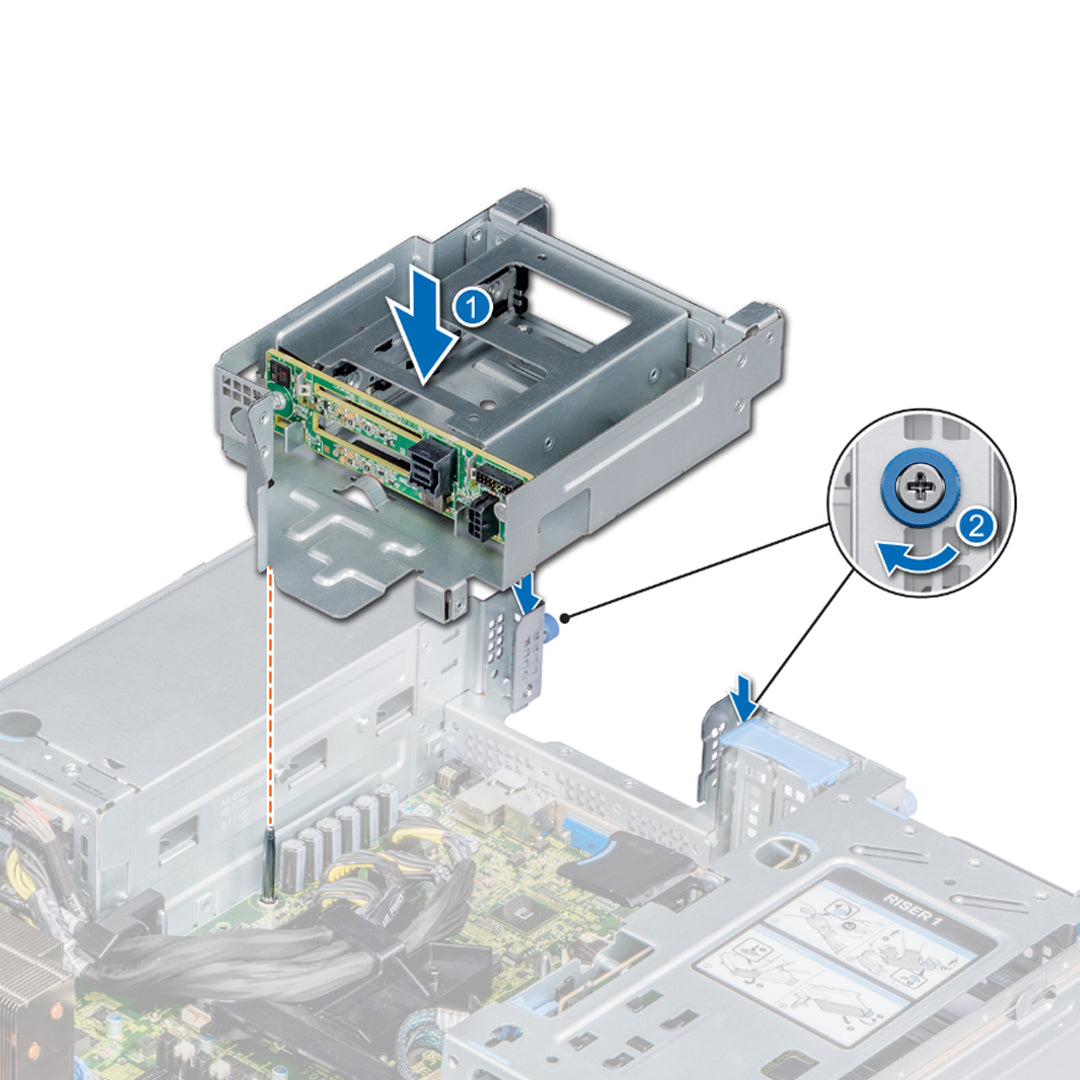 Dell R840 Rear Drive Cage