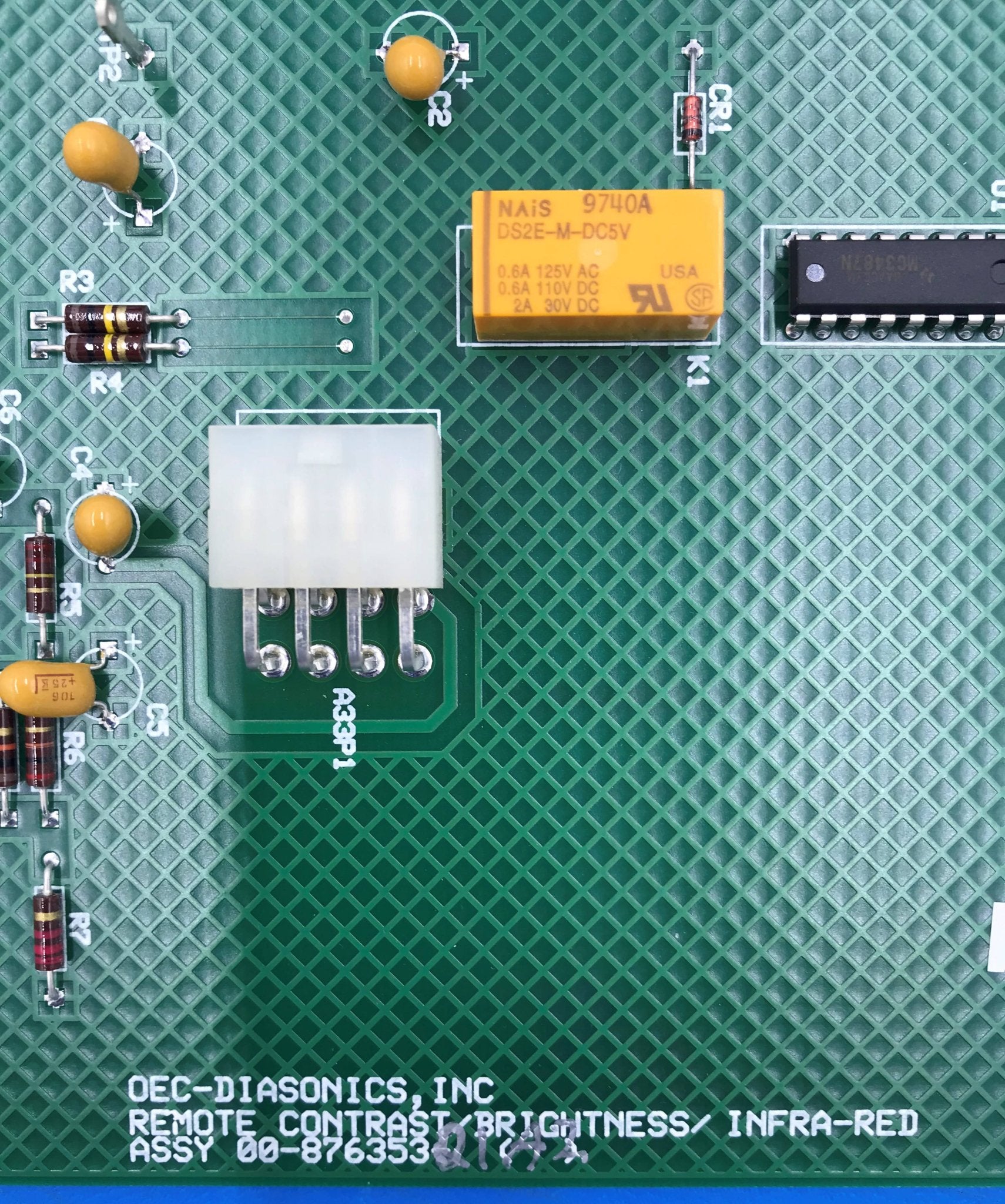 Remote Contrast/Brightness/IR Board (00-876353-01 Rev A2 OEC 9600