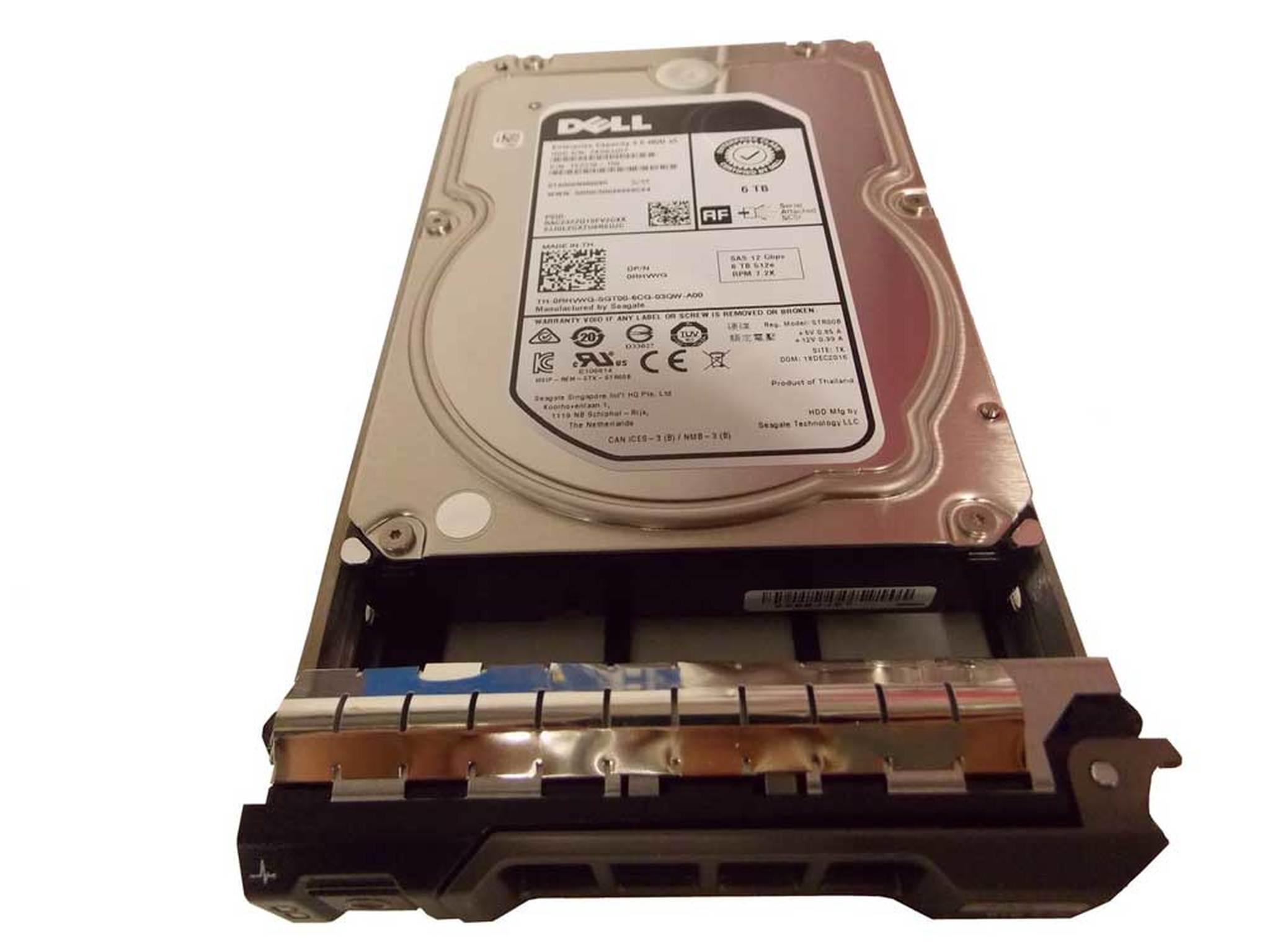 Dell 6TB SAS 7.2k 3.5" 12G 512e Hard Drive RHVWG