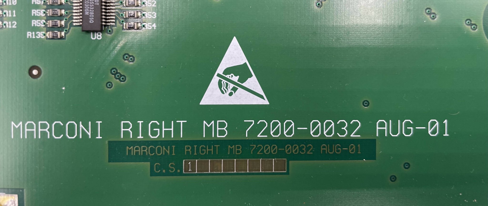 RIGHT MOTHERBOARD DMBR (470-7200-0032A/455014001031/7273035 SIEMENS/PHILIPS