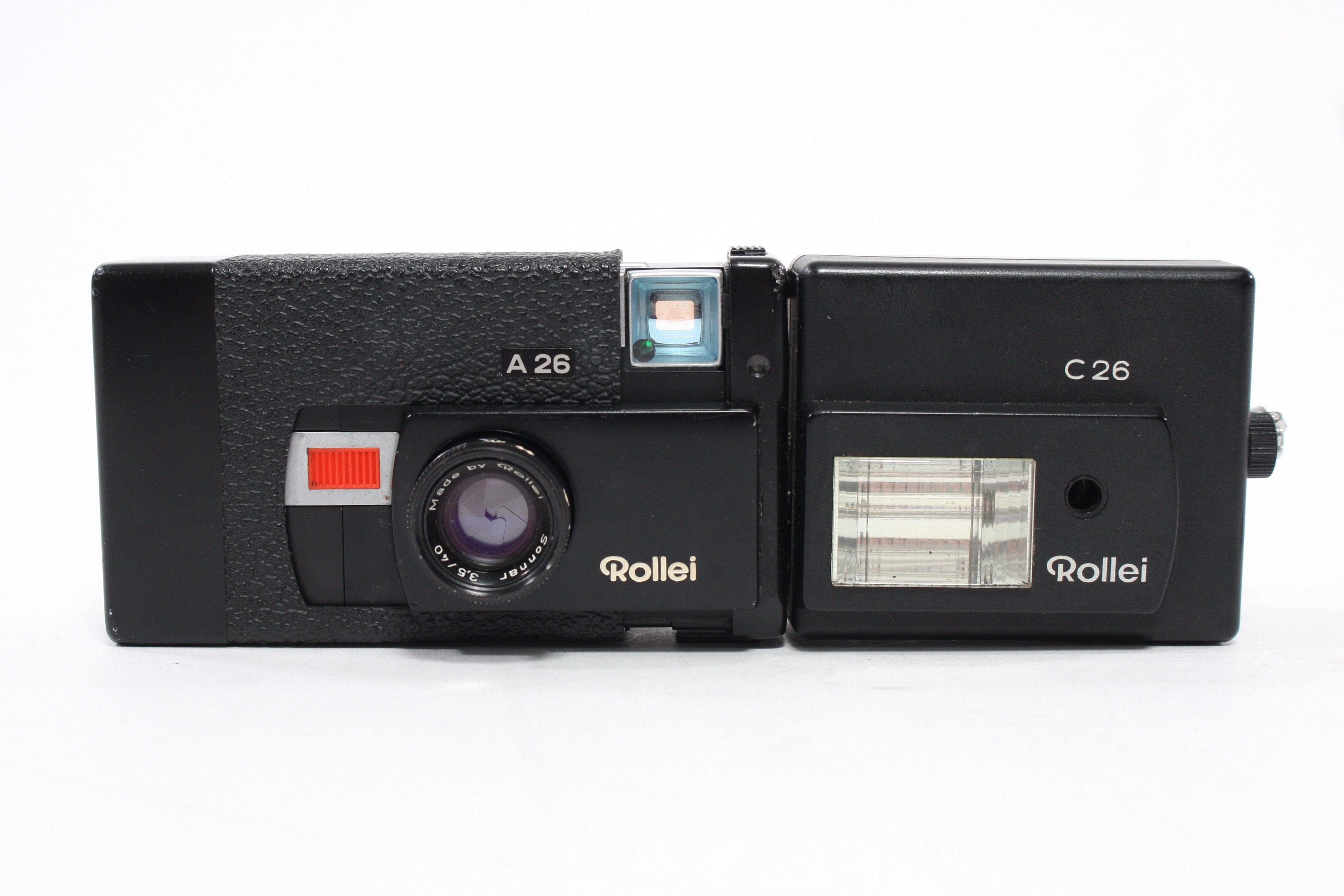 Rollei A26 126 Film Camera with C26 Automatic Flash