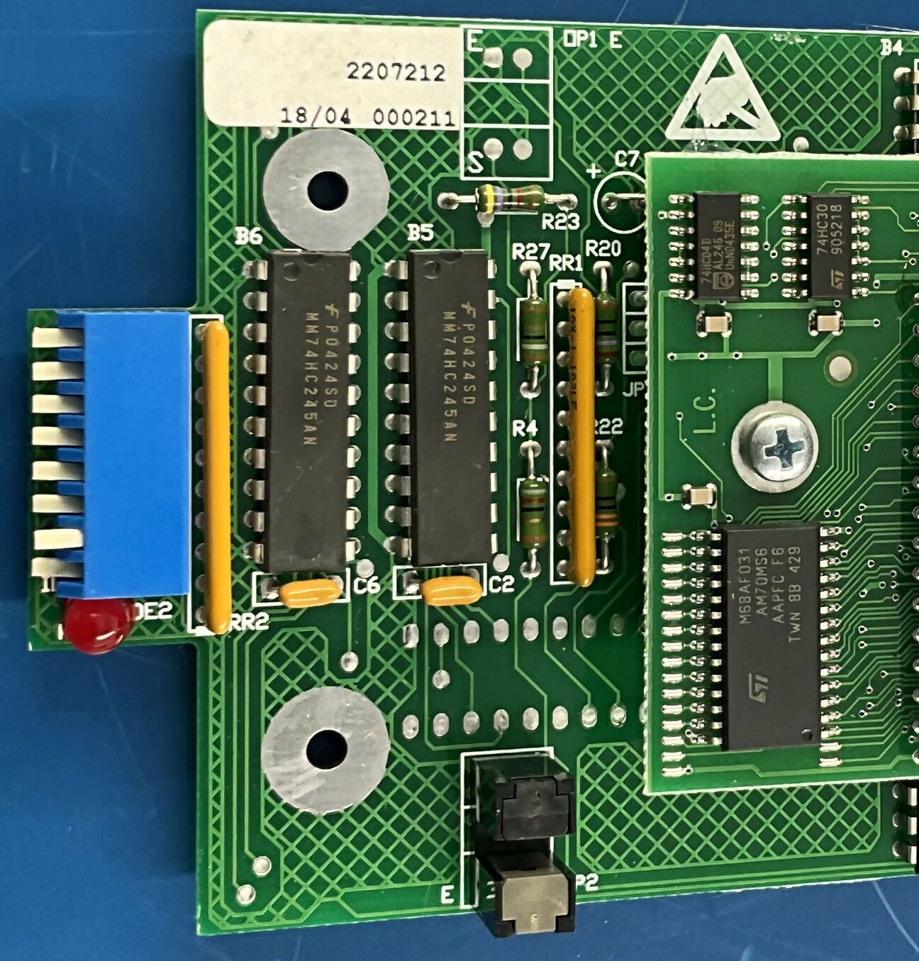 RT BUCKY CONTROL BOARD NEW (22007212 GE