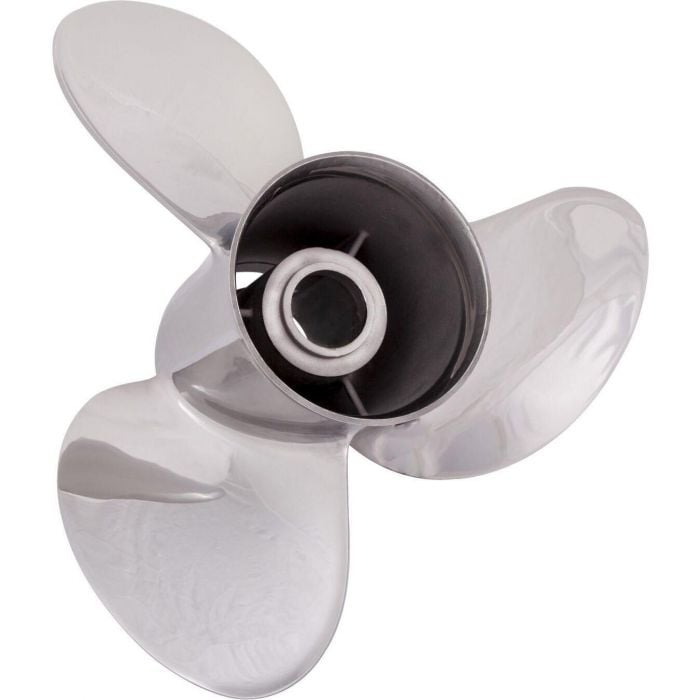 Solas 9531-140-21 Rubex NS3 SS 3-Blade Propeller, RH, 4-3/4" Gearcase, 14 x 21, Interchangeable Hub