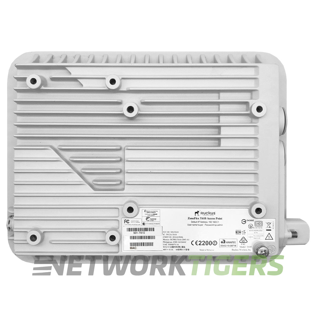 Ruckus 901-T610-US51 T610 Series 802.11ac Wave 2 4x4:4 Outdoor Wireless AP