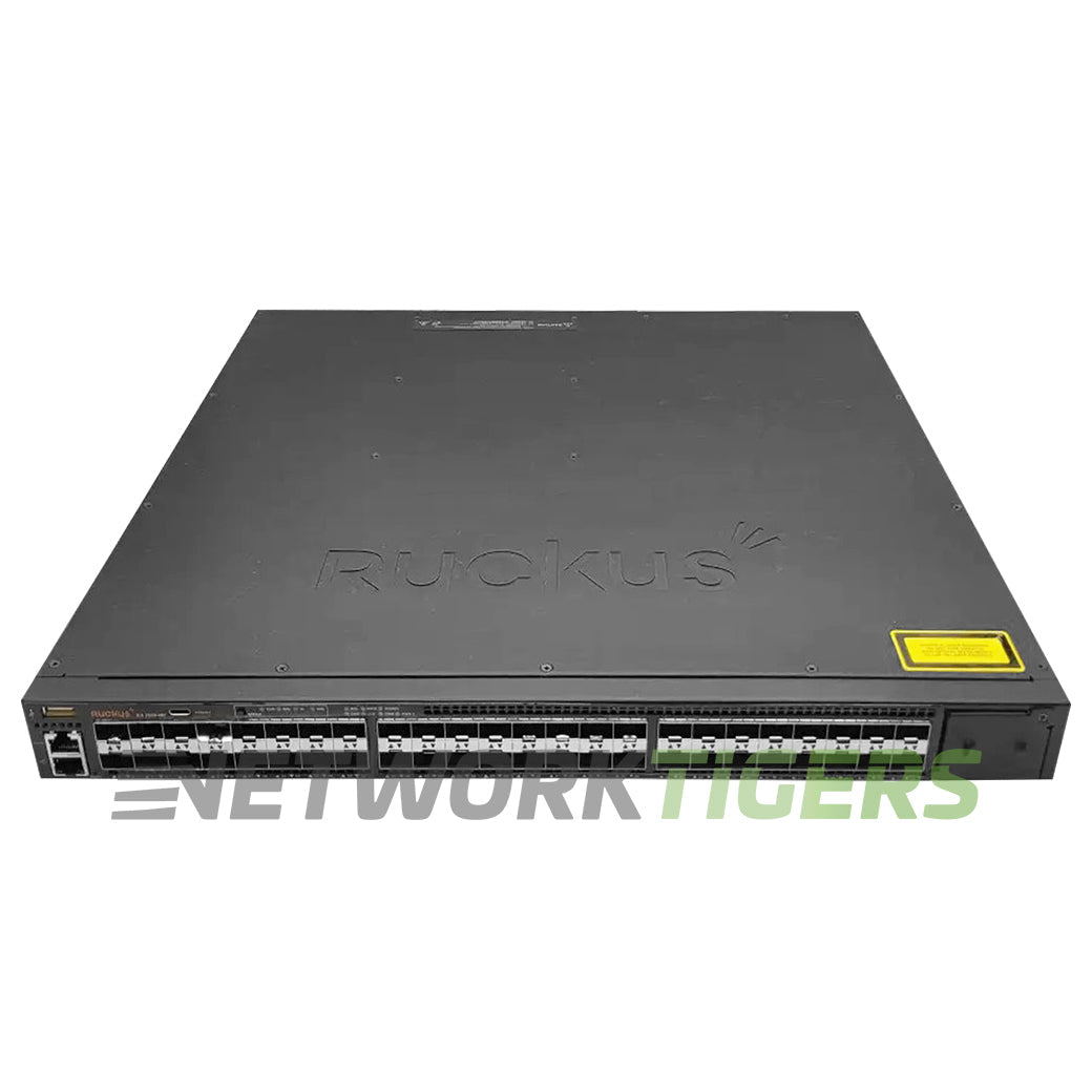 Ruckus Brocade ICX7650-48F-E2 24x 1GB SFP 24x 10GB SFP+ 4x QSFP+ F-B Air Switch