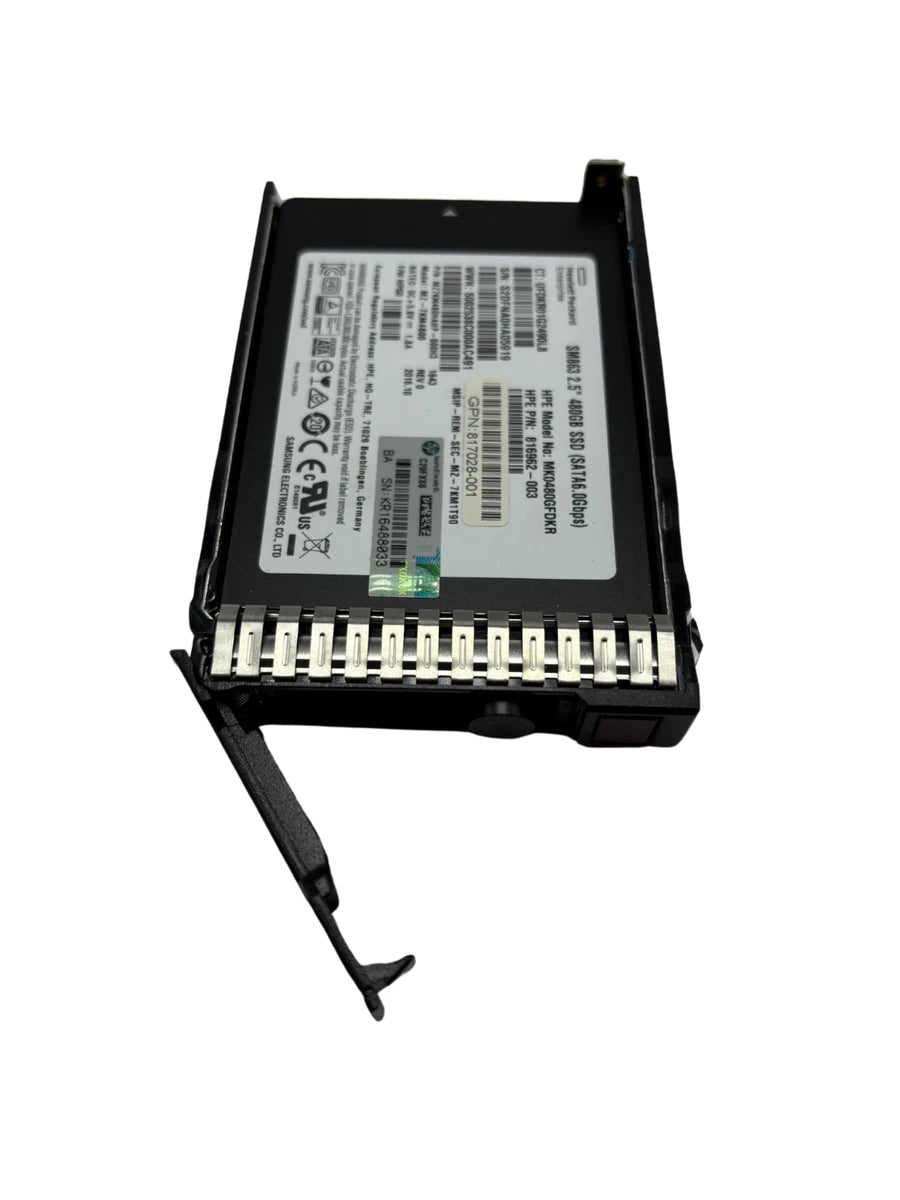 HPe 817106-001 480GB SATA 6G MU SC 2.5" SSD 816962-003 817028-001