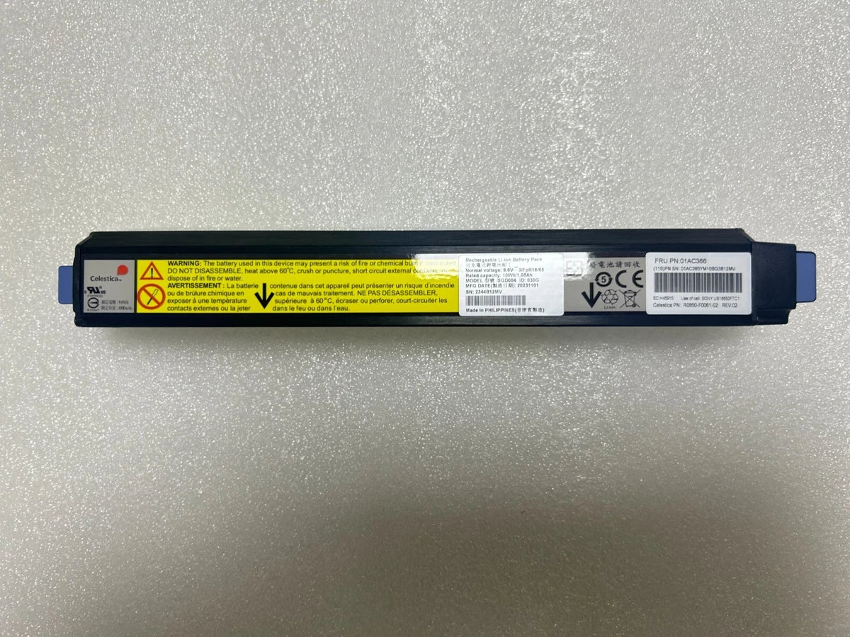 2025New DATE CODE IBM 01AC366 V5000 V5010 V5030 Gen2 Battery 01AC365