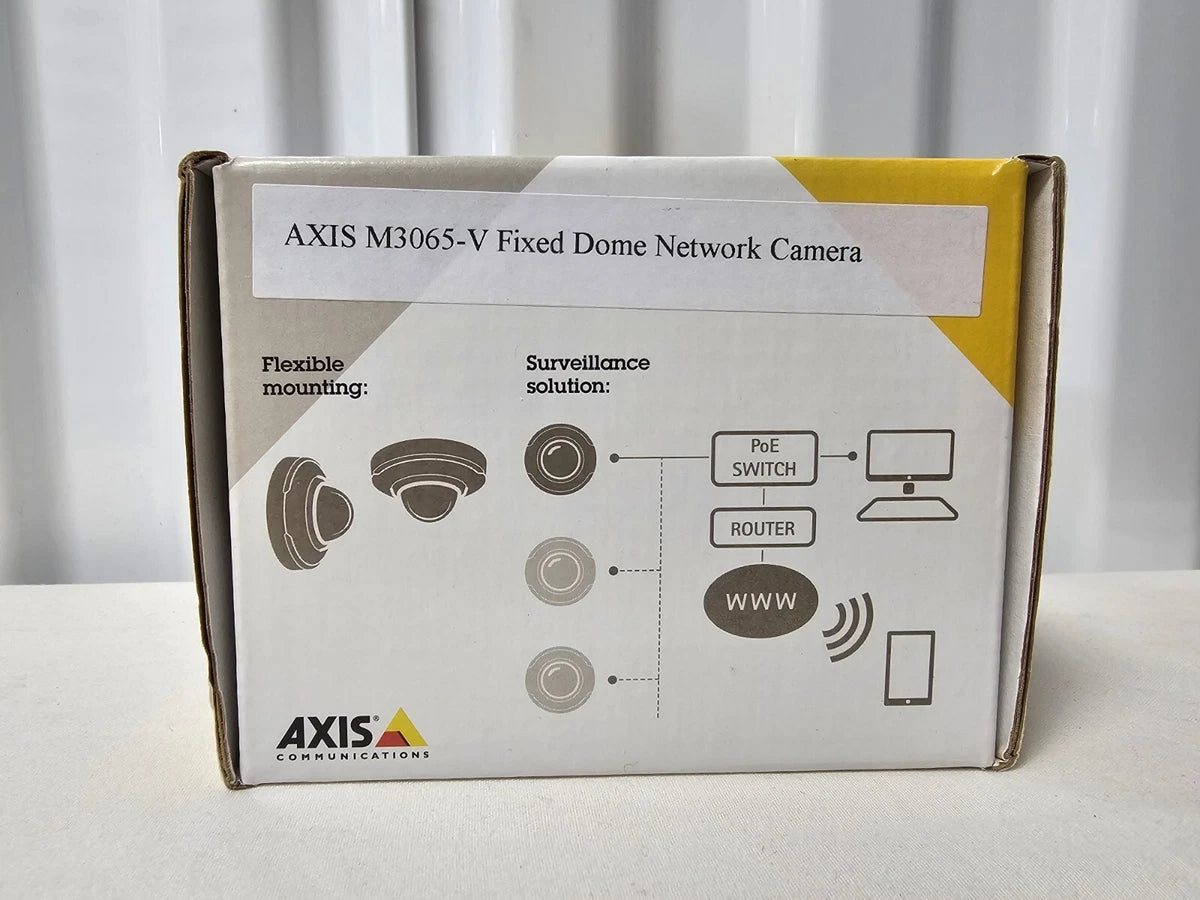Axis M3065-V 1080p Network Mini Dome Camera 01707-001 New Sealed