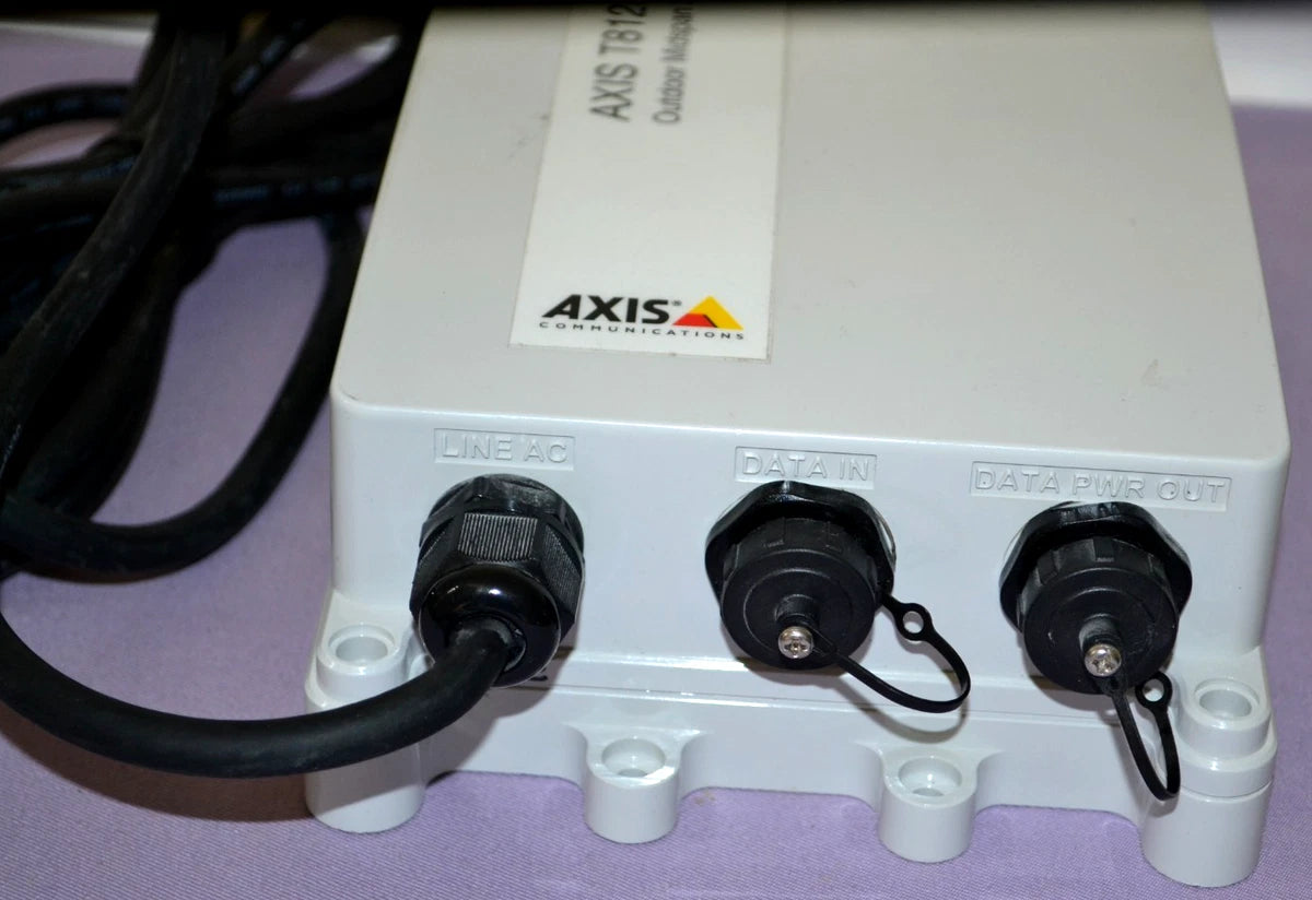 Axis T8123-E Outdoor Midspan 30W PoE With Injector, 1-Port, IP66 Weatherproof|286683407848