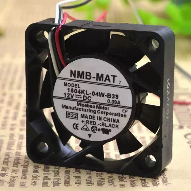 1pc NMB 1604KL-04W-B39 4cm 12V 0.09A Servo drive cooling fan 1604KL04WB39|335910770475