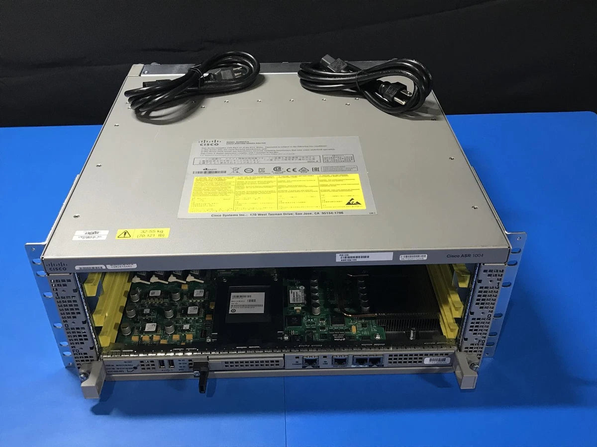 Cisco ASR1004 ASR 1000 Series Aggregation Services Router Chassis w/ Dual Power